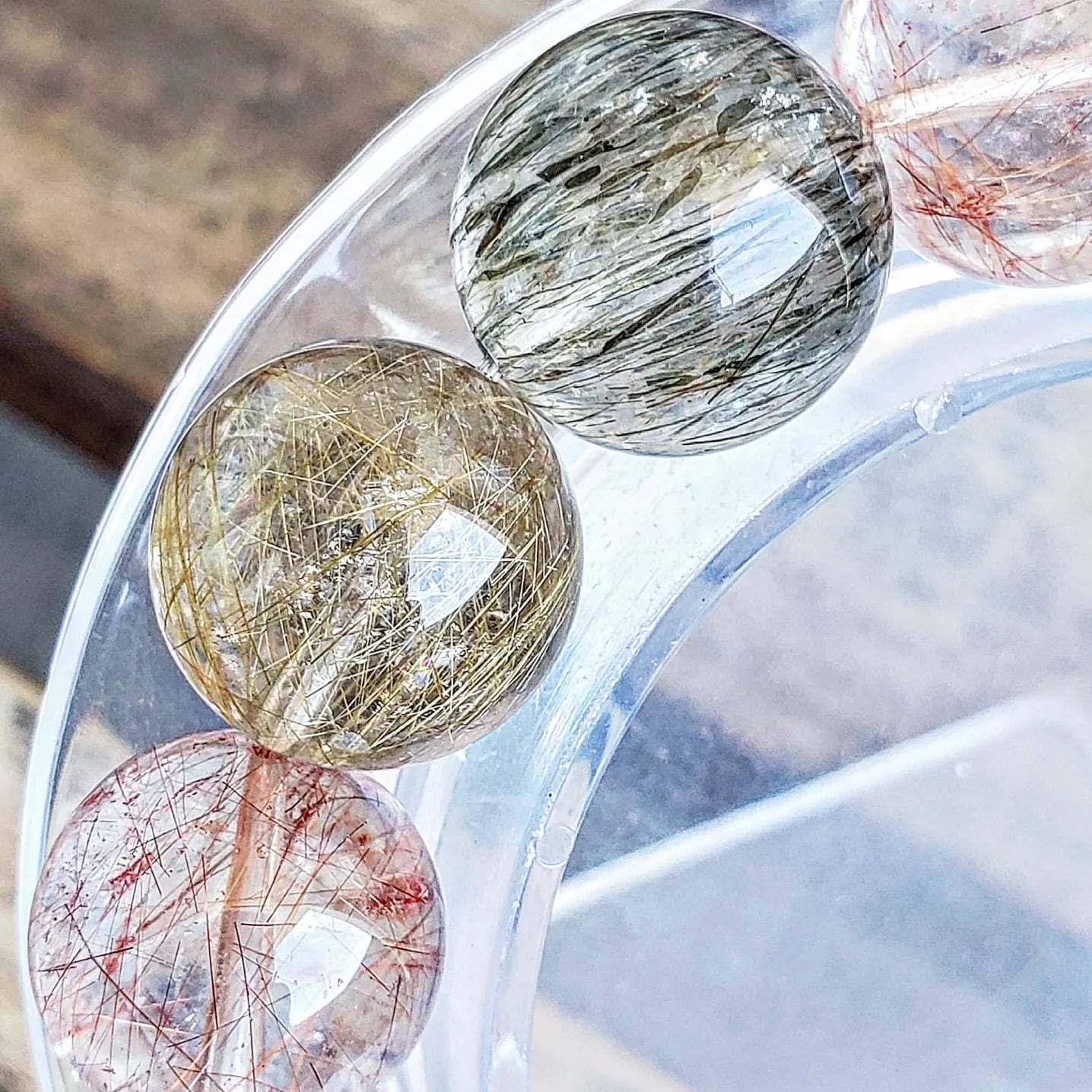 大玉〉ミックスルチルクォーツ | gemgem garden ( ジェムジェム ガーデン )