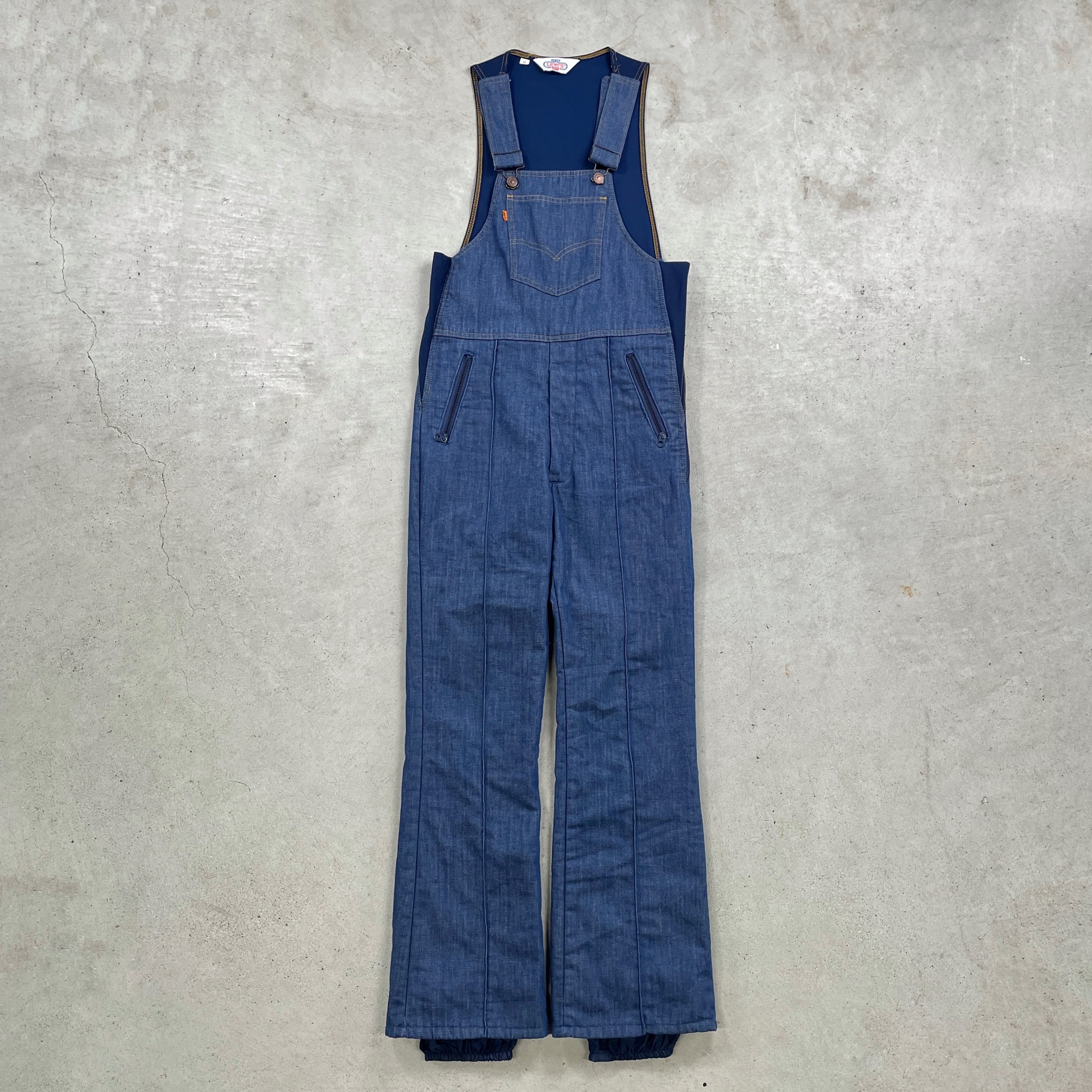 70年代 USA製 SKI Levi's スキーリーバイス オーバーオール メンズW33