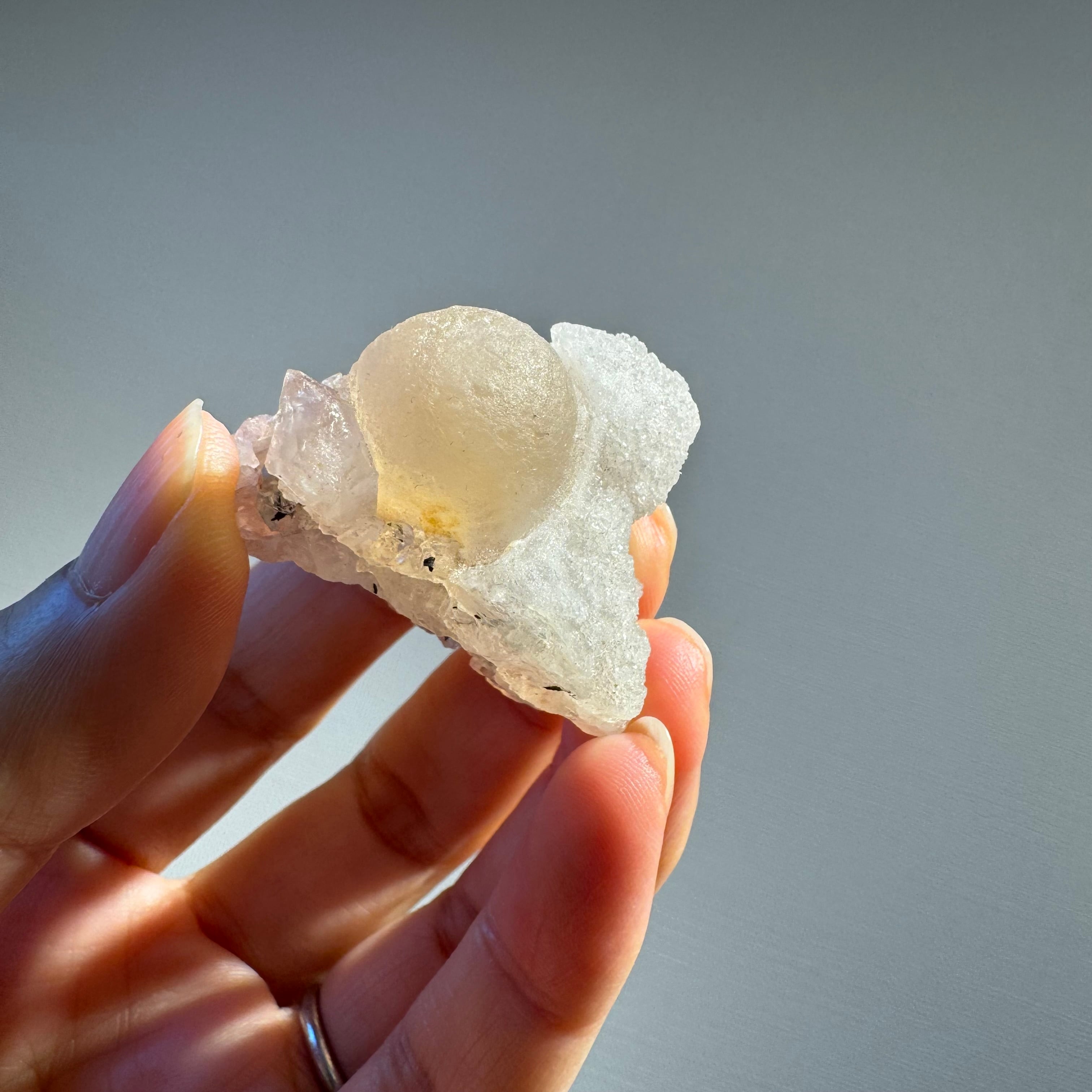 ポンデリングフローライト母岩付き＊ブドウ状蛍石原石＊251003＊天然石