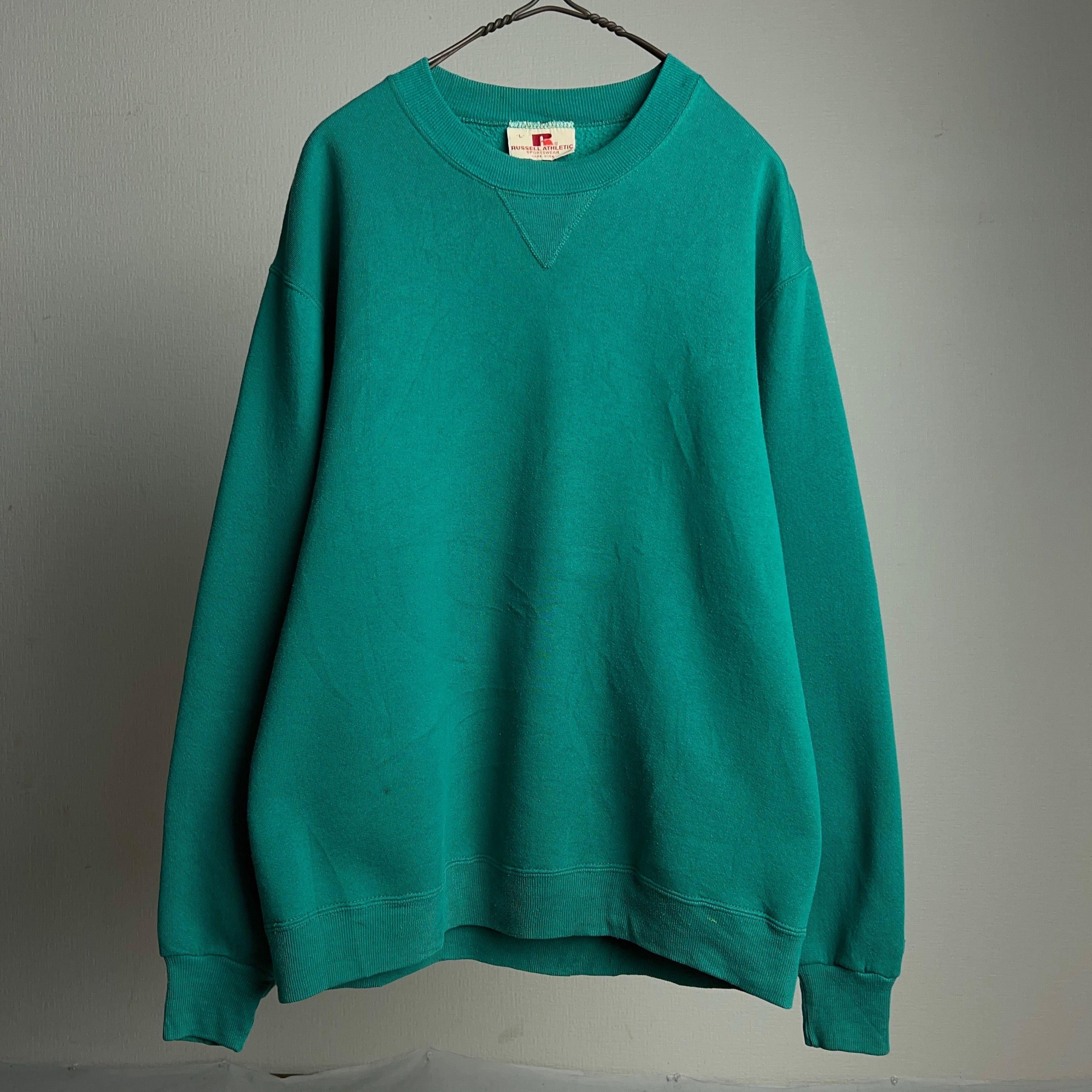 80's RUSSELL ATHLETIC Blank Sweatshirt USA製 SIZE L 80年代