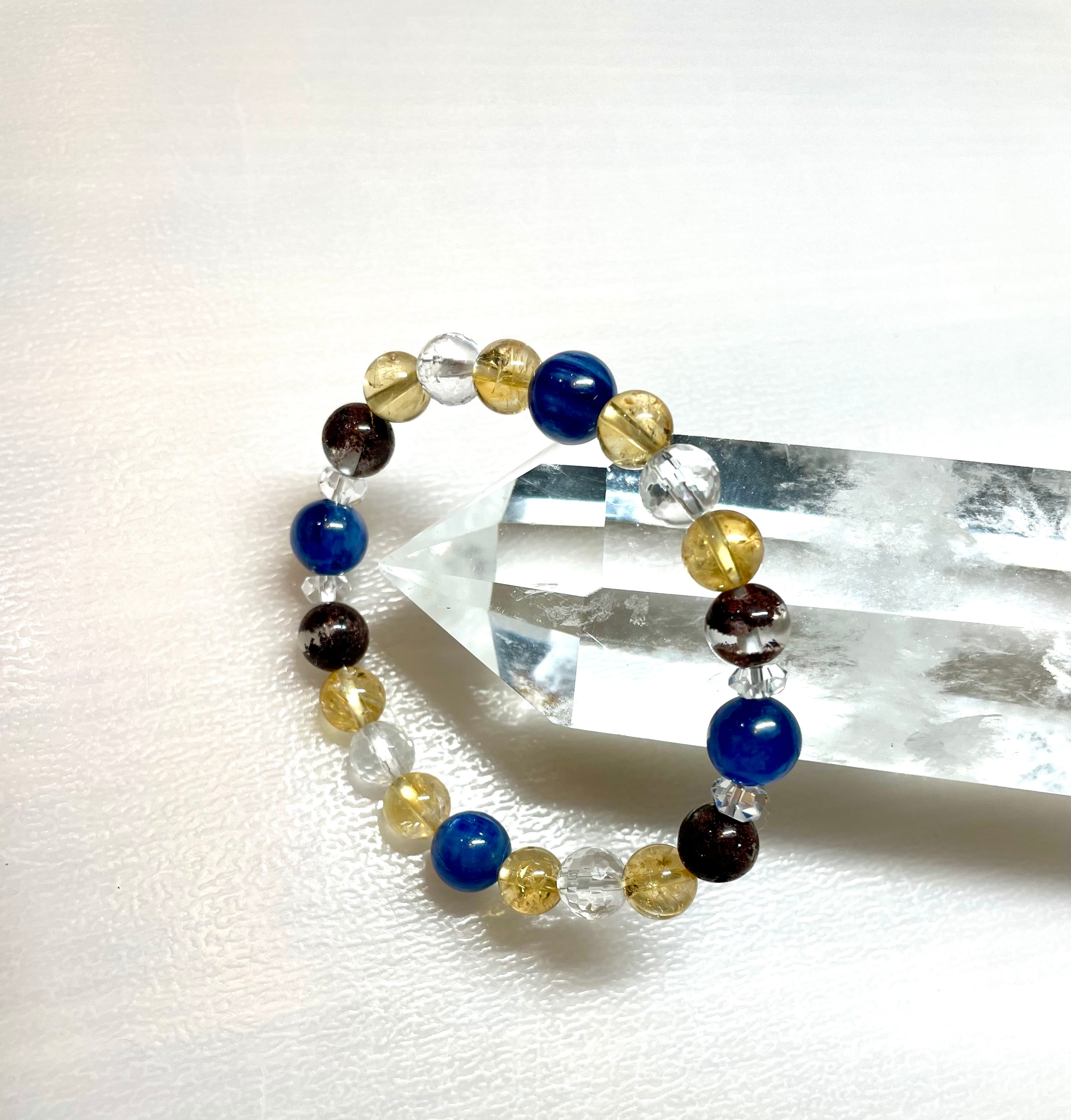 ♦︎星ひとみ♦︎健康祈願パワーストーンブレス強化 商品番号【5