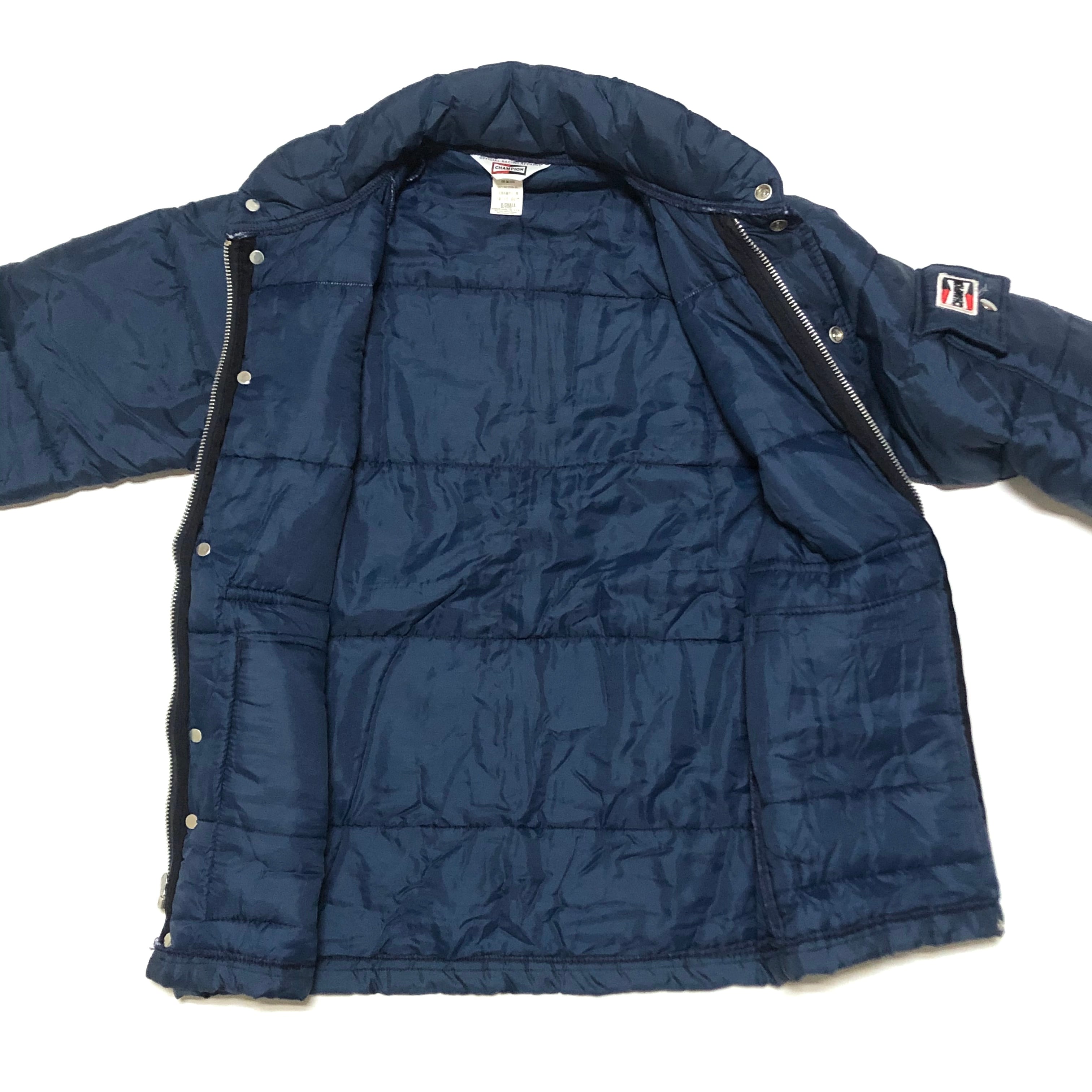 70's CHAMPION SPARK PLUG Nylon Racing Jacket DEAD STOCK ビンテージ