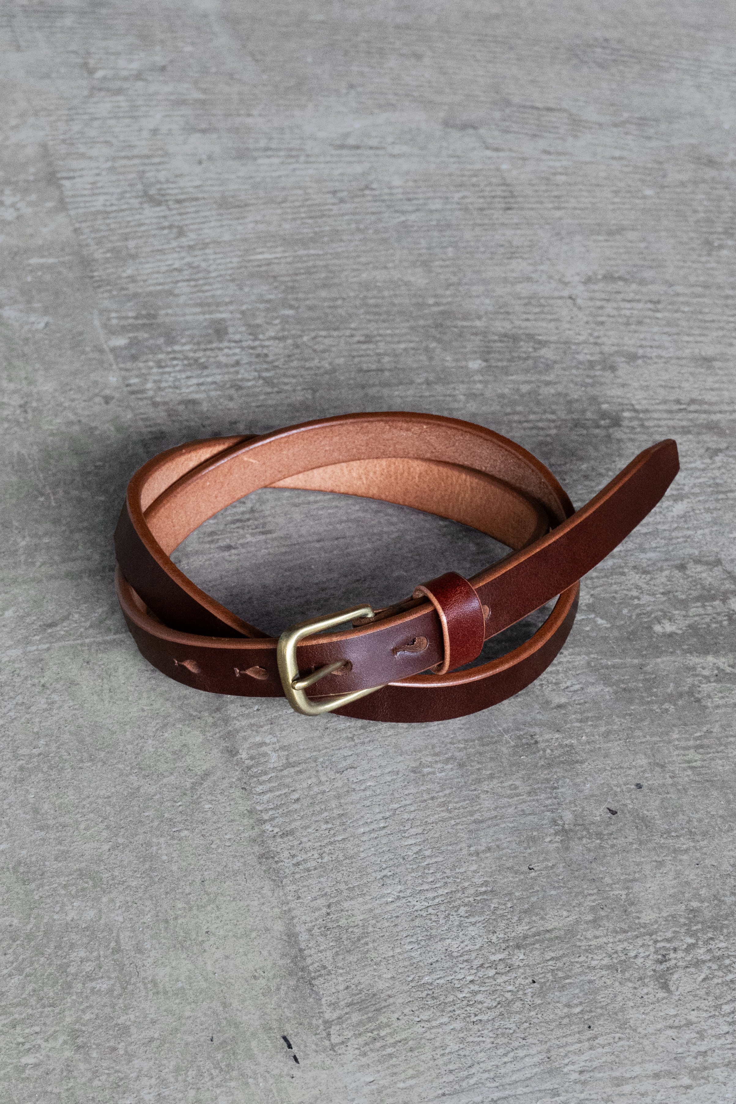 CHOCO / 幅20mm ハーネスレザーベルト 04 / 丘染め【送料無料】 | 高級