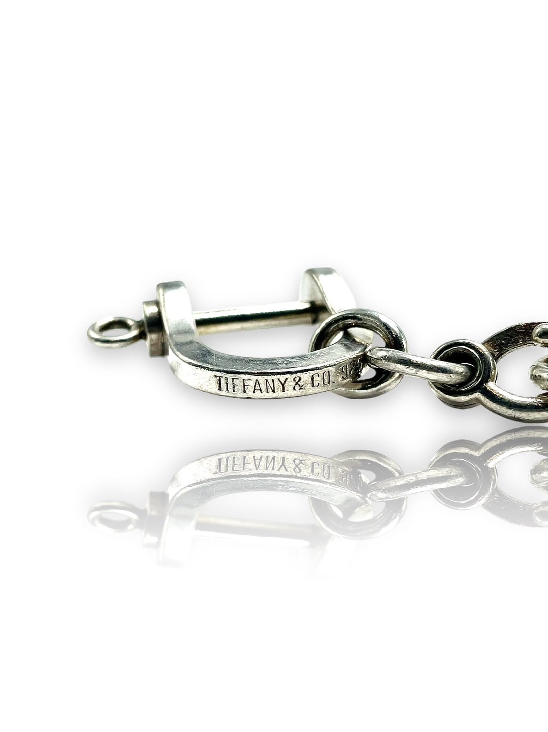 Tiffany&Co. ヴィンテージ ダブルシャックル キーリング・キーホルダー