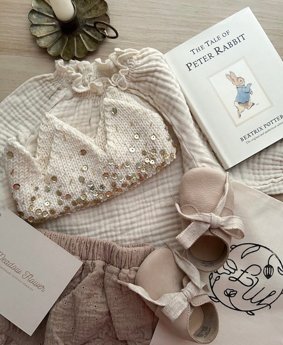 Last1【セット割】Meadow Flower / sequin crown（2-5y） | chamo