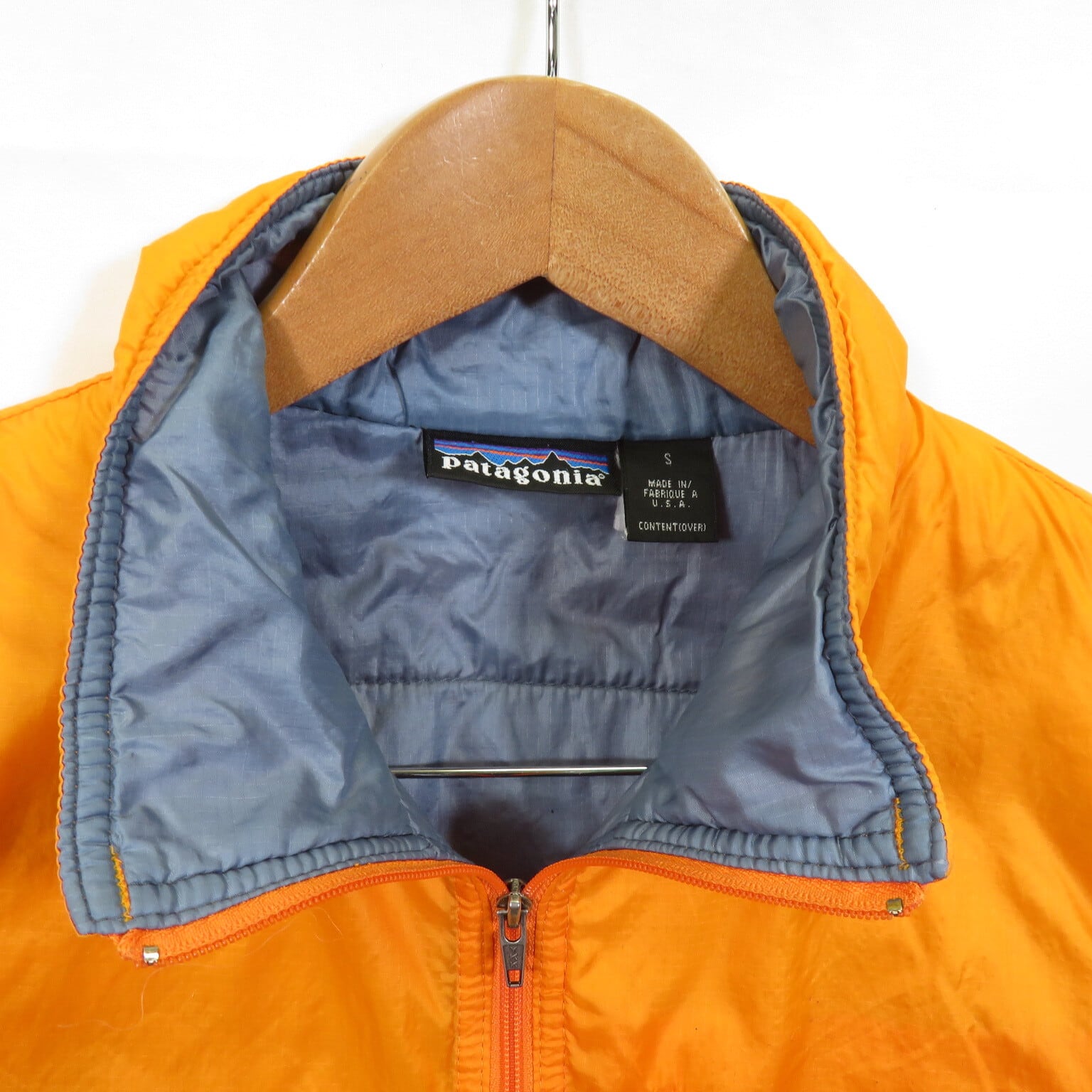 97年製 patagonia USA製 パフボールベスト マンゴー sizeS/90s