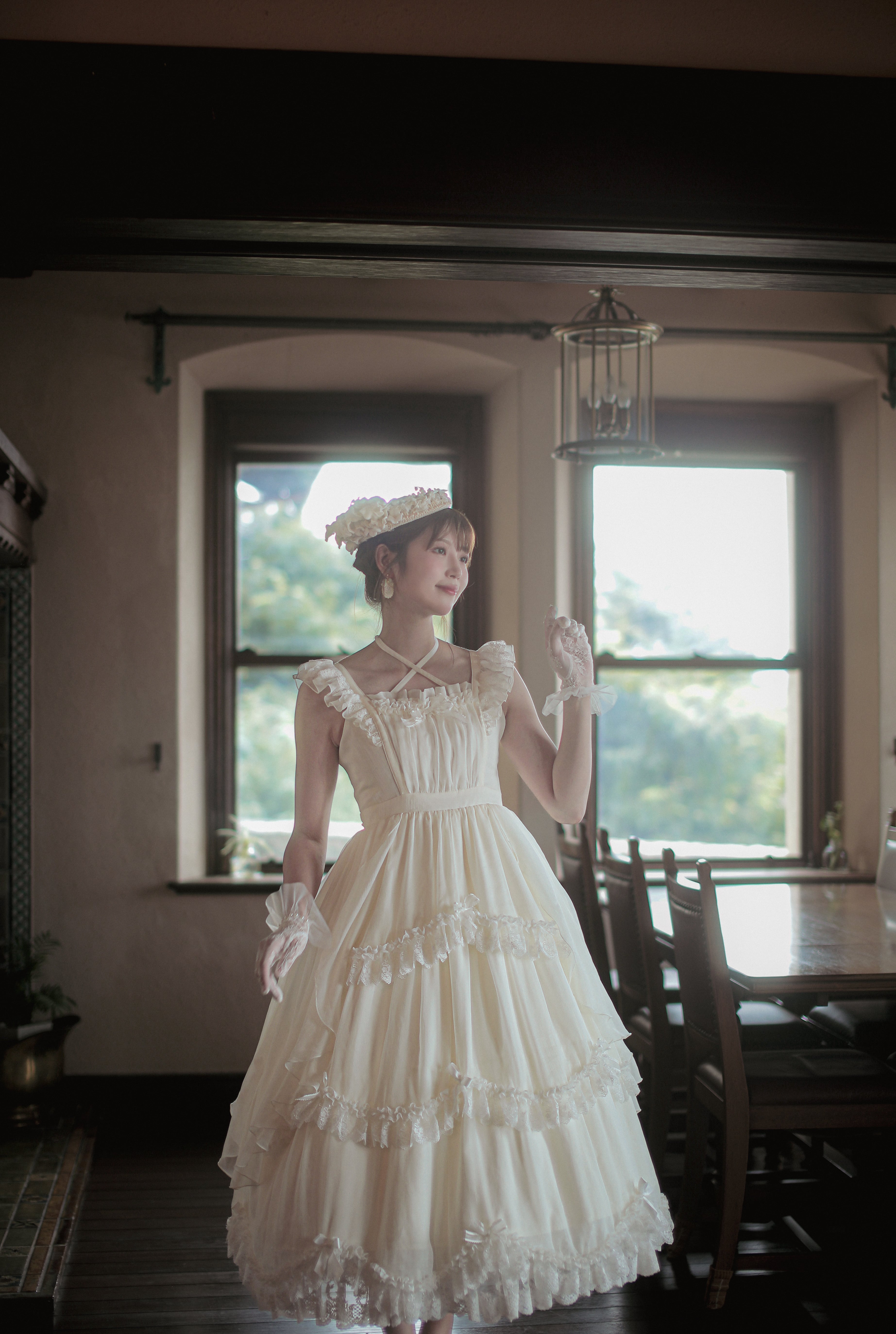 サマーガーデン フロントクロスジャンパースカート | HoshibakoWorks