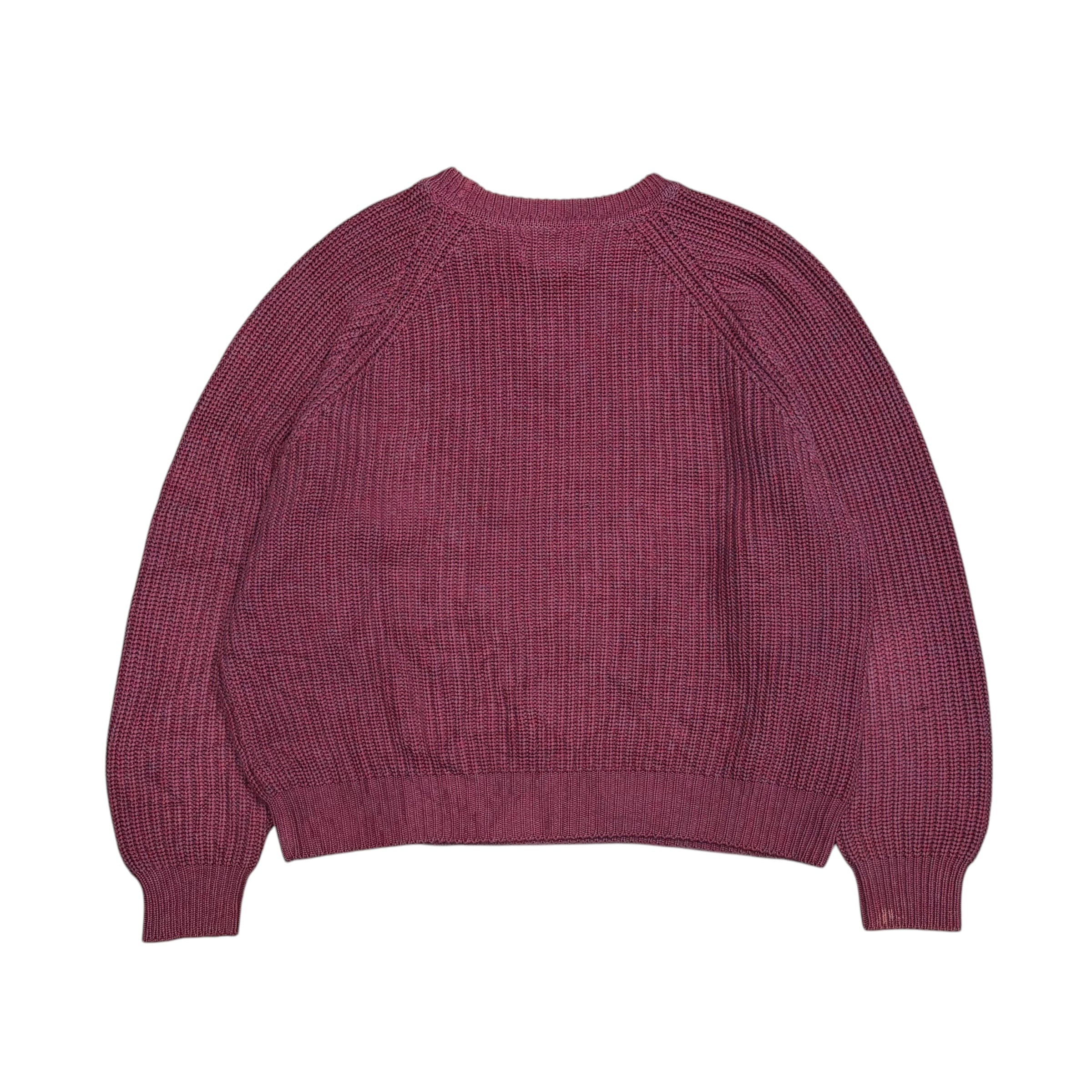 80-90's Eddie Bauer Cotton Knit Sweater XL / エディバウアー