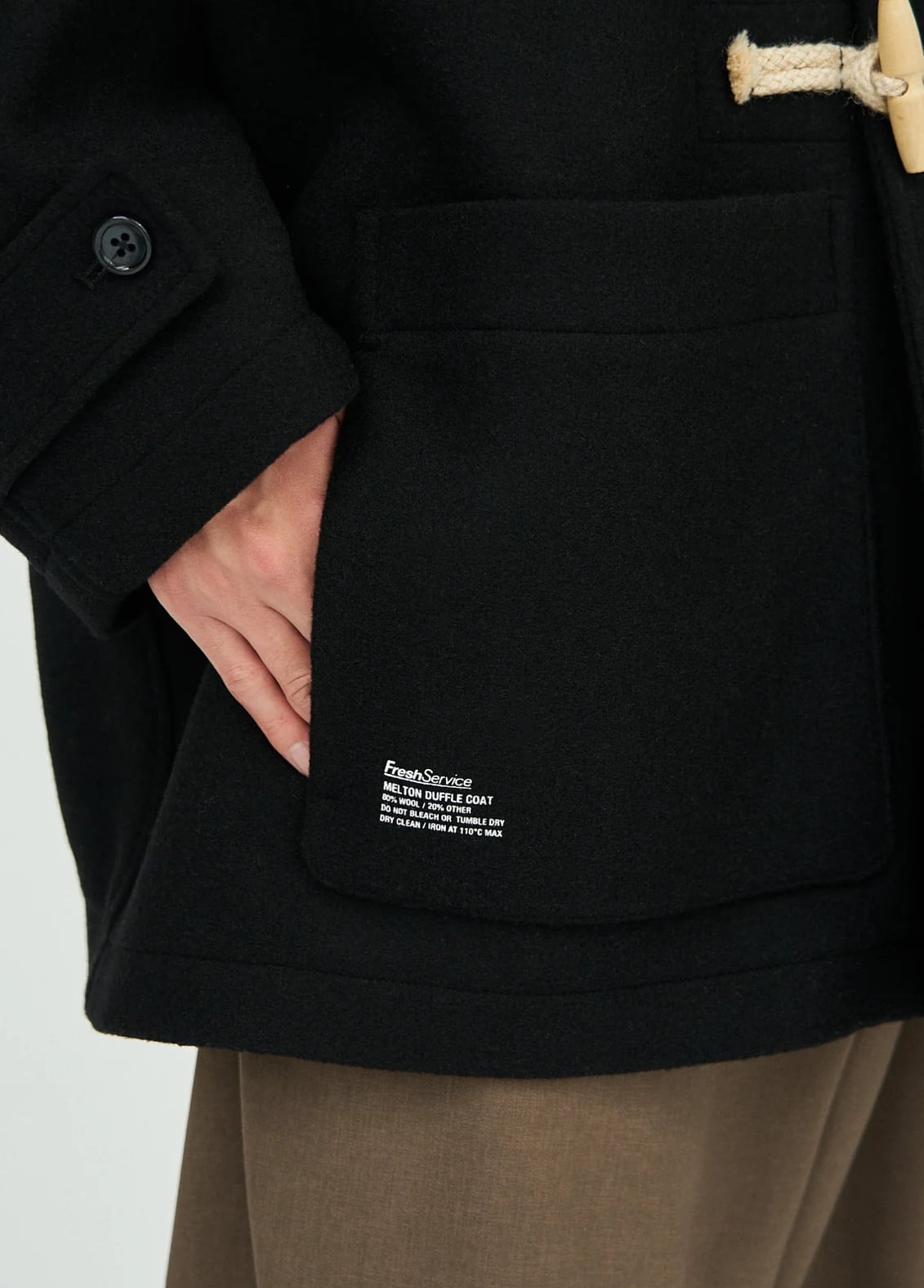 FreshService - MELTON DUFFLE COAT | HUMAN and THINGS