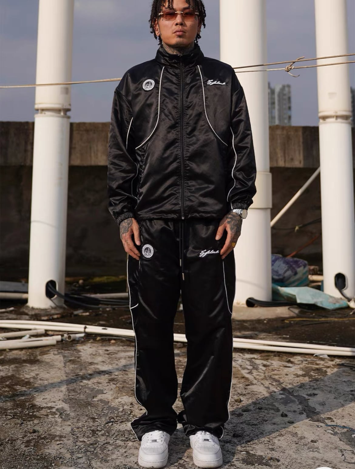 ナイロンセットアップパンツ（gr80） | groovy.japan