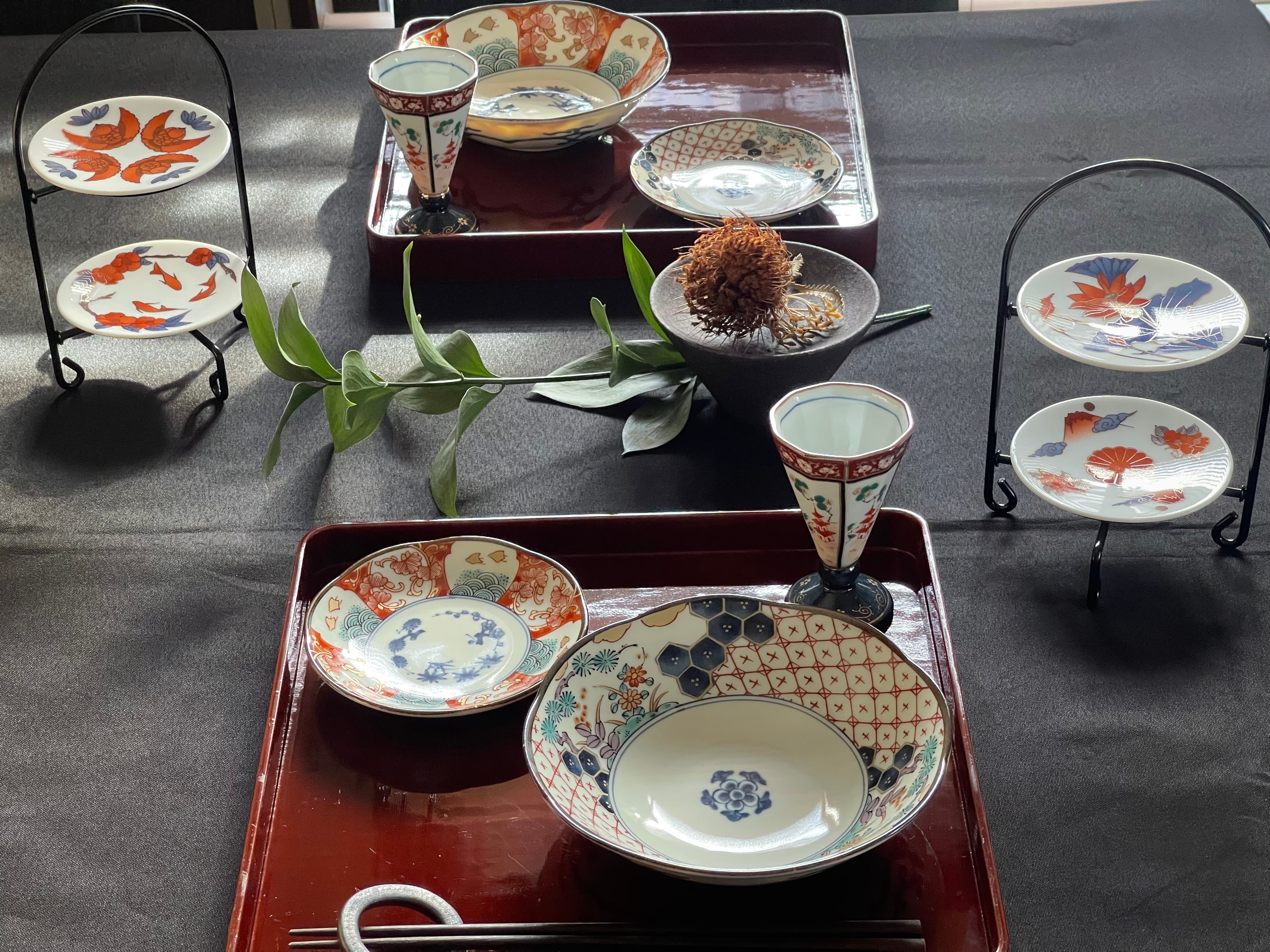 染錦古伊万里 小皿5枚揃 | Siun 紫雲