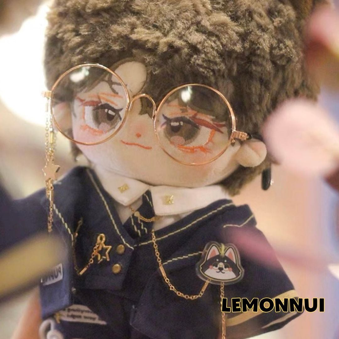 20cm ぬいぐるみ服 着せ替え 制服 メガネ 推しぬい 綿人形 棉花娃娃