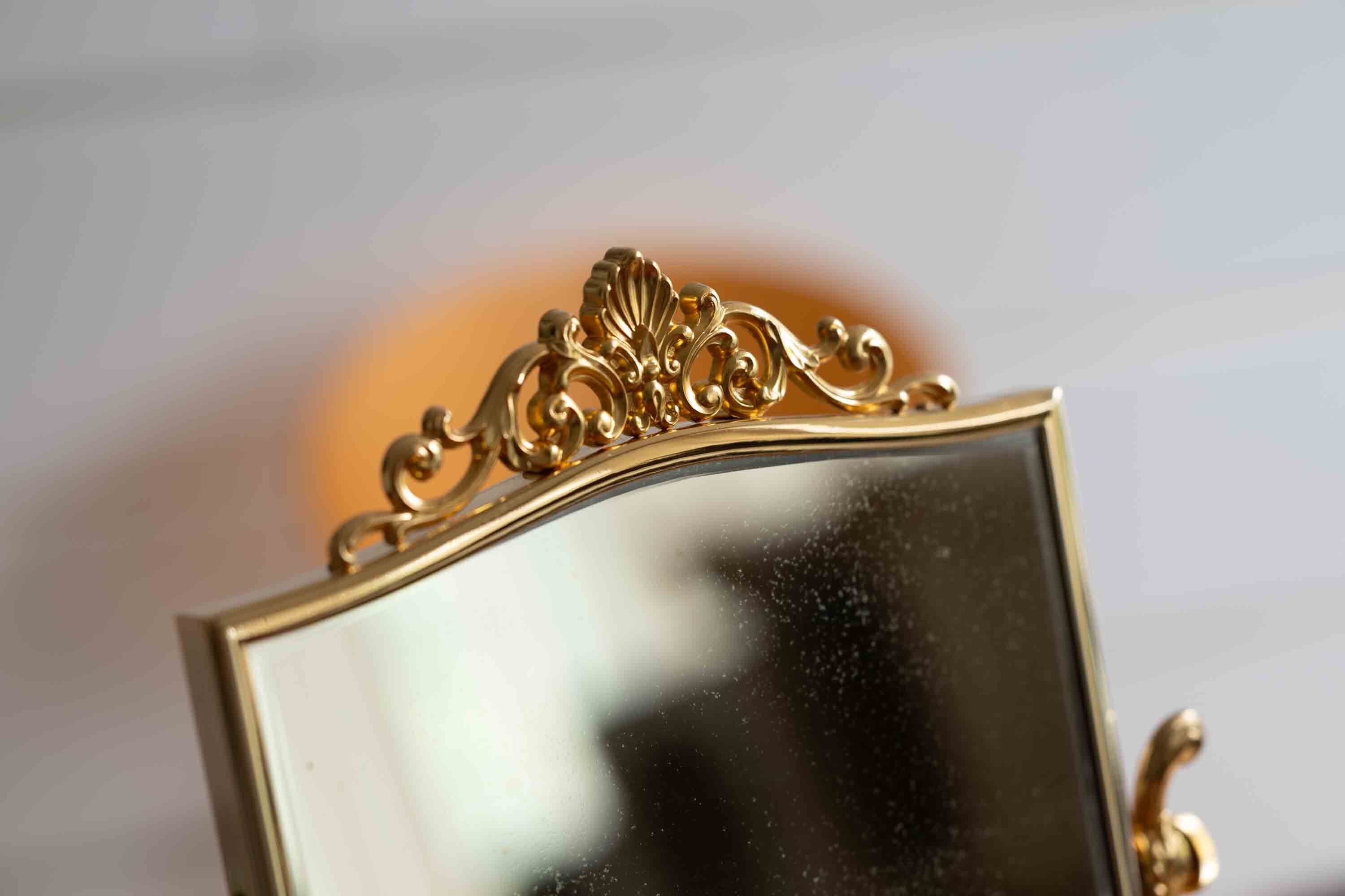 資生堂 SHISEIDO ファンタジーミラー 資生堂花椿会記念品 卓上ミラー