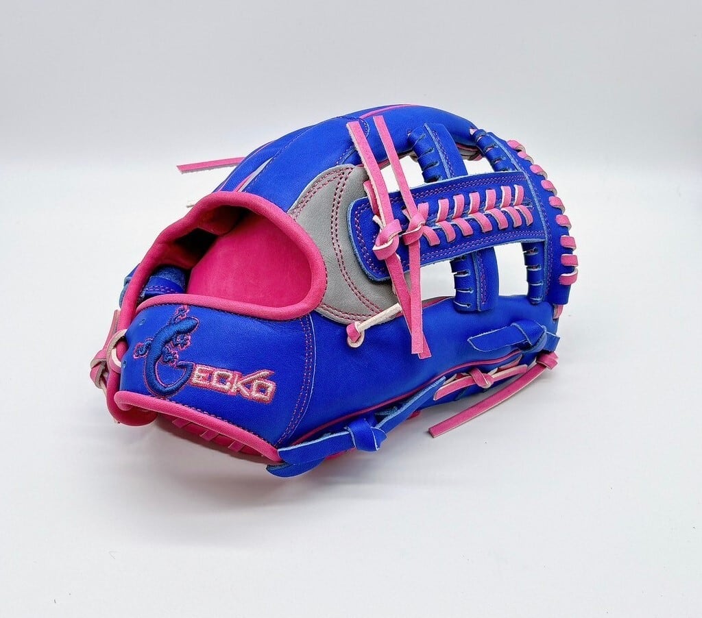 現品限り GECKO ブラック×ピンク 内野手用 11.5インチ 平裏ピンク US