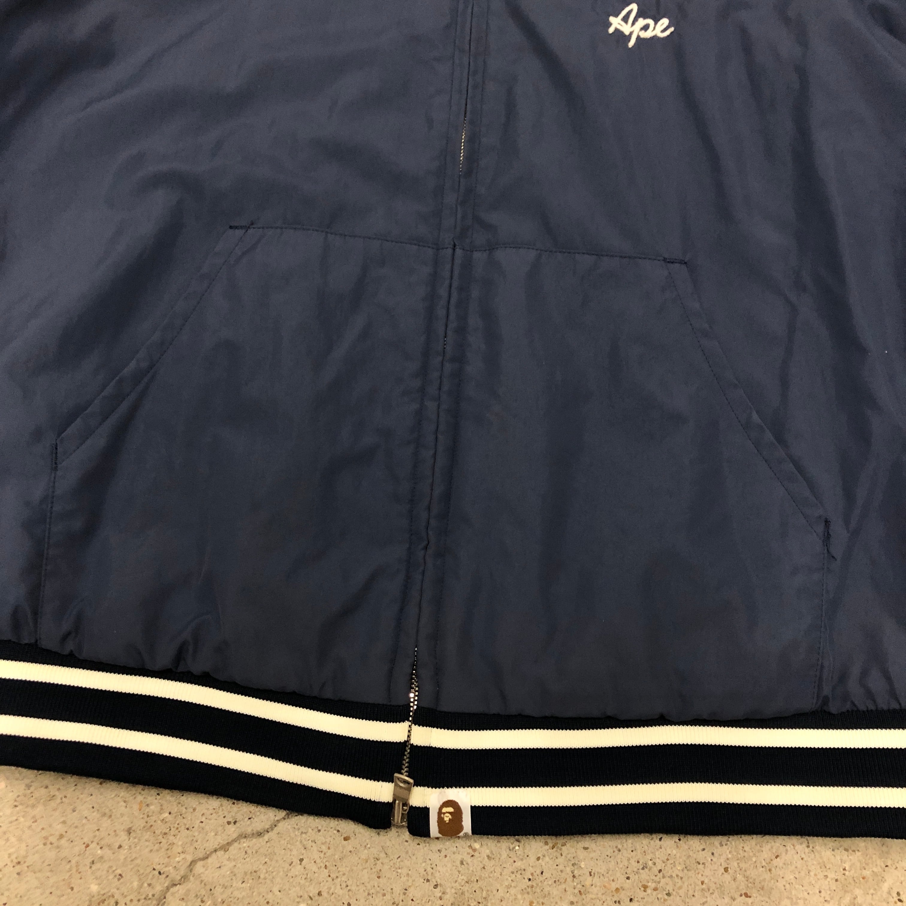 90～00s A BATHING APE/Nylon Jacket/初期/三角タグ/M/ASNKA/ナイロン