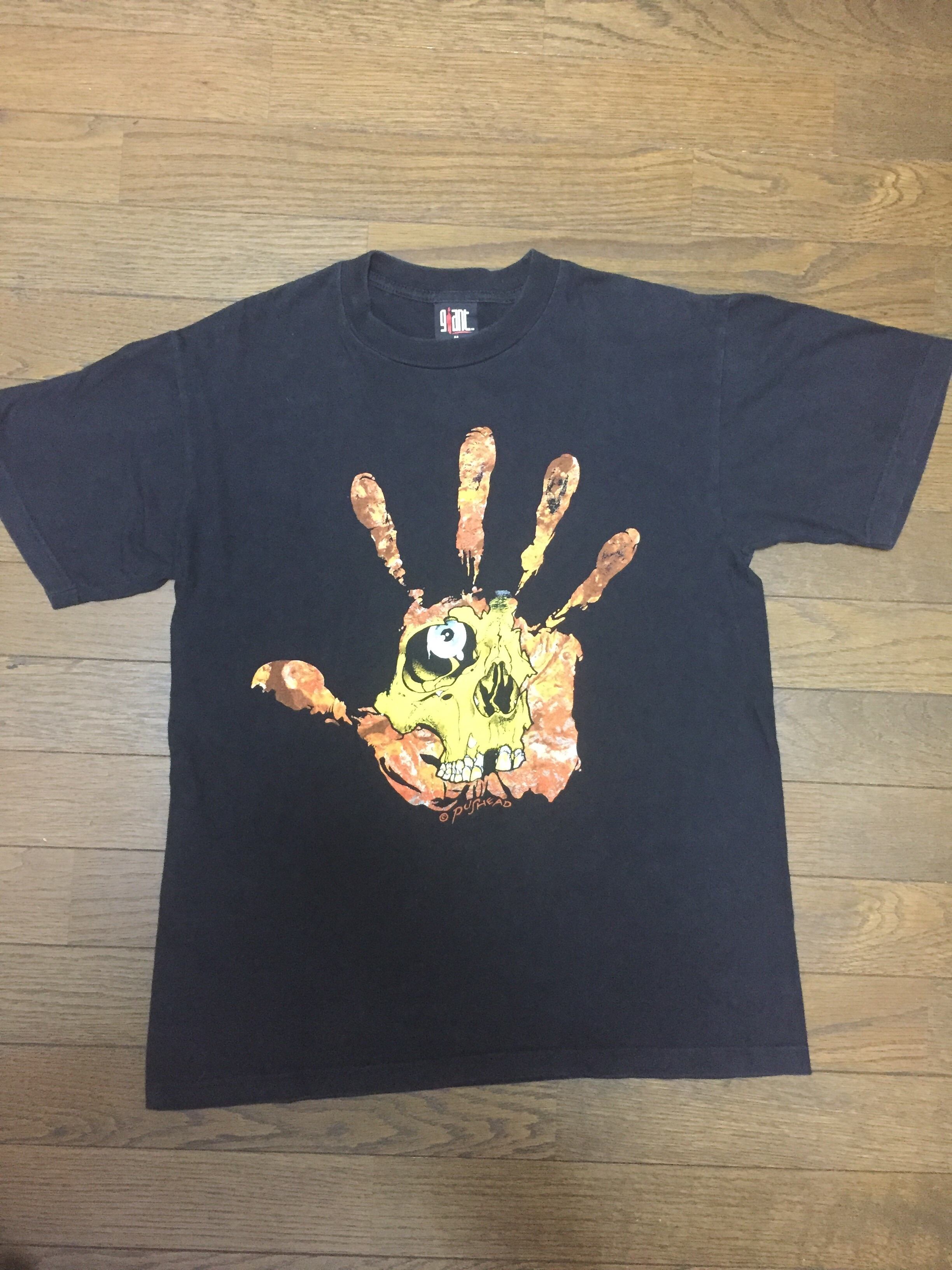 PUSHEAD パスヘッド hand of fear Tシャツ | 7010grindclothing