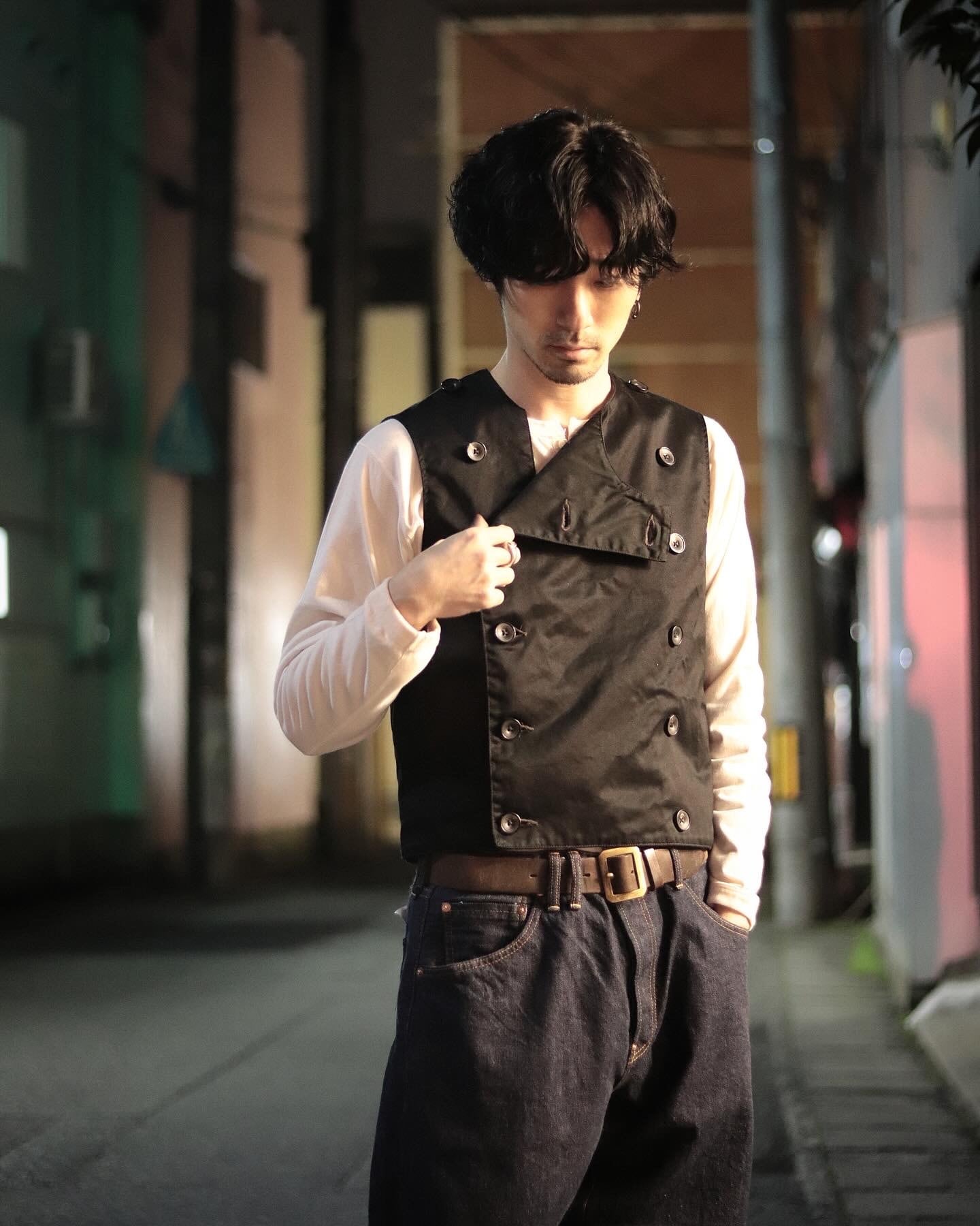 BLACK SIGN/ブラックサイン Black Chino Double Breasted Swindler