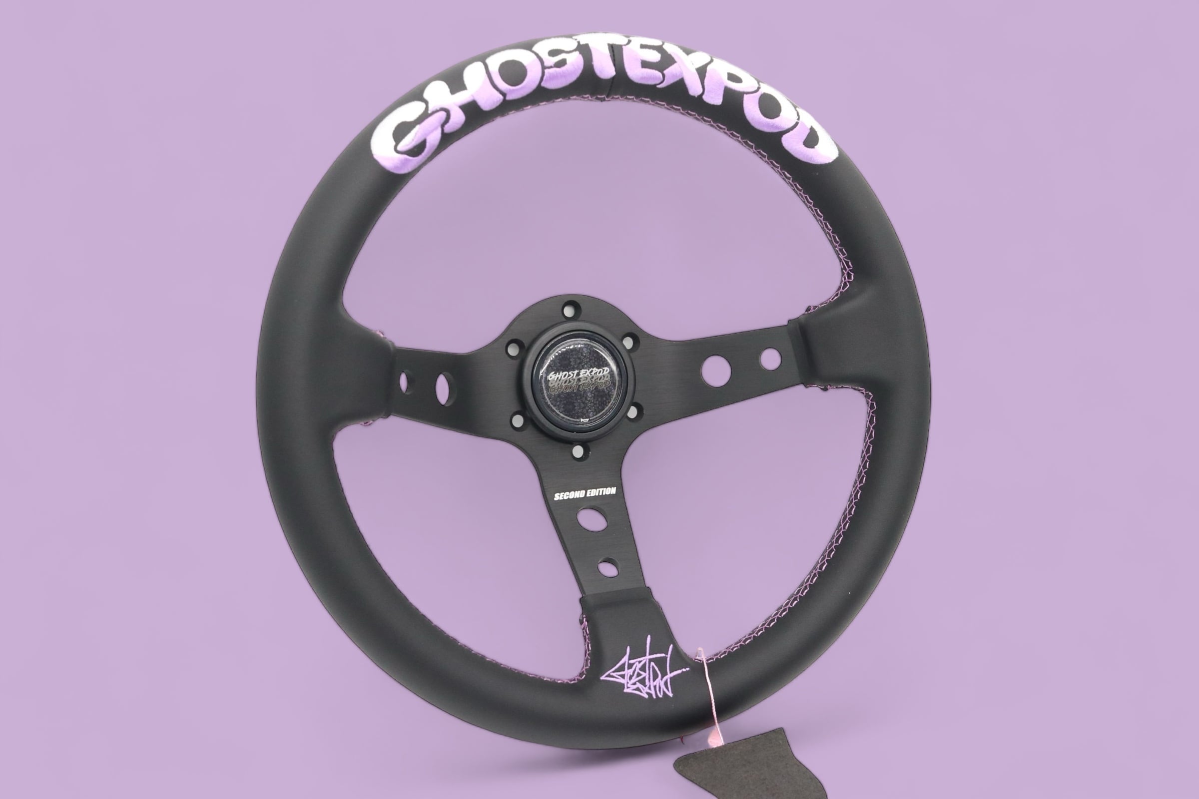 け*ん様 GHOST EXPOD purple グラデーション ホーンボタン付き