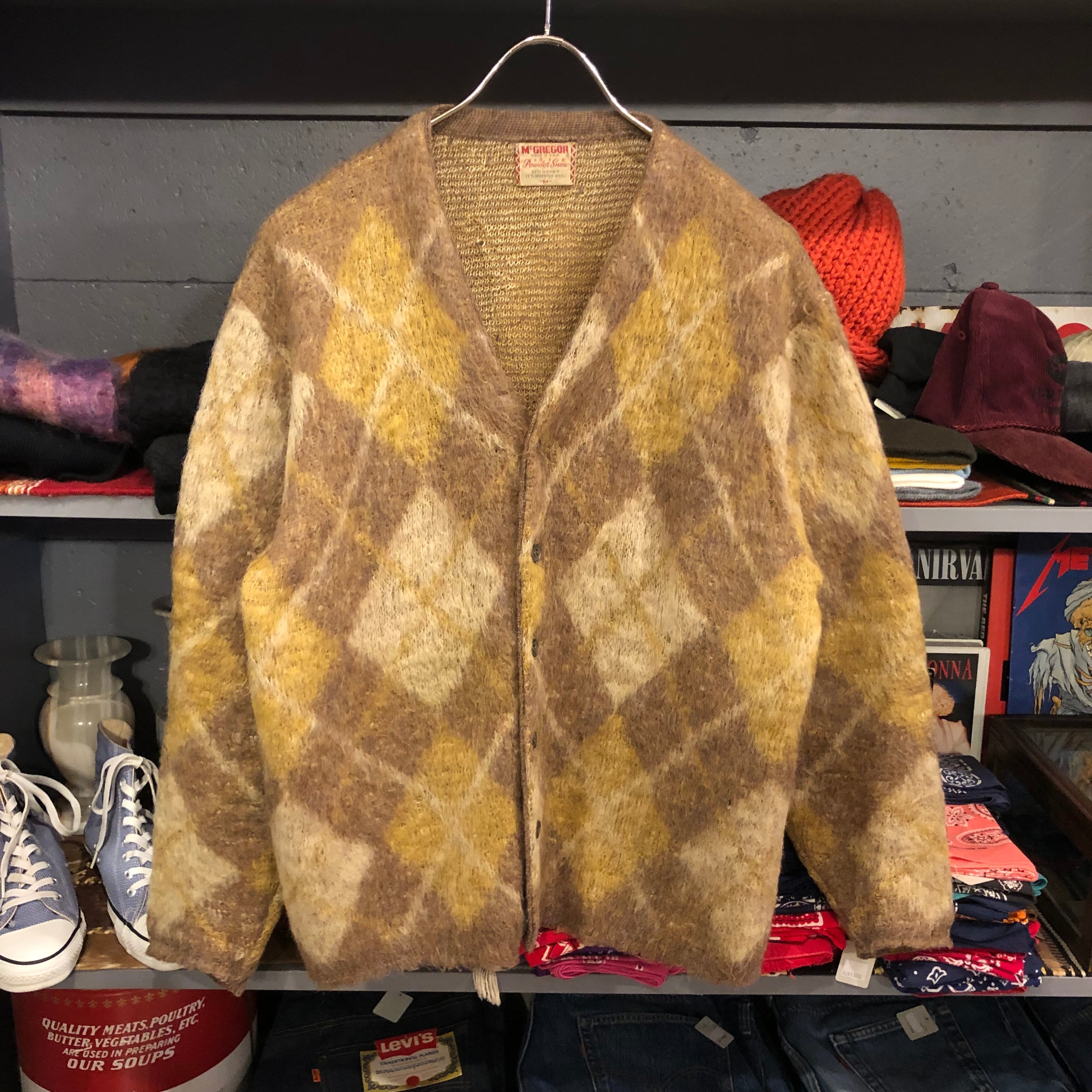 60s McGREGOR Mohair Knit Cardigan | VOSTOK