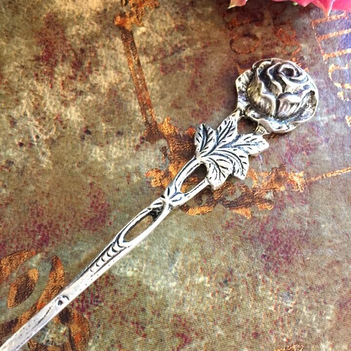 ドイツ ヴェーエムエフ社 薔薇のシルバースプーン | Rosy Baby