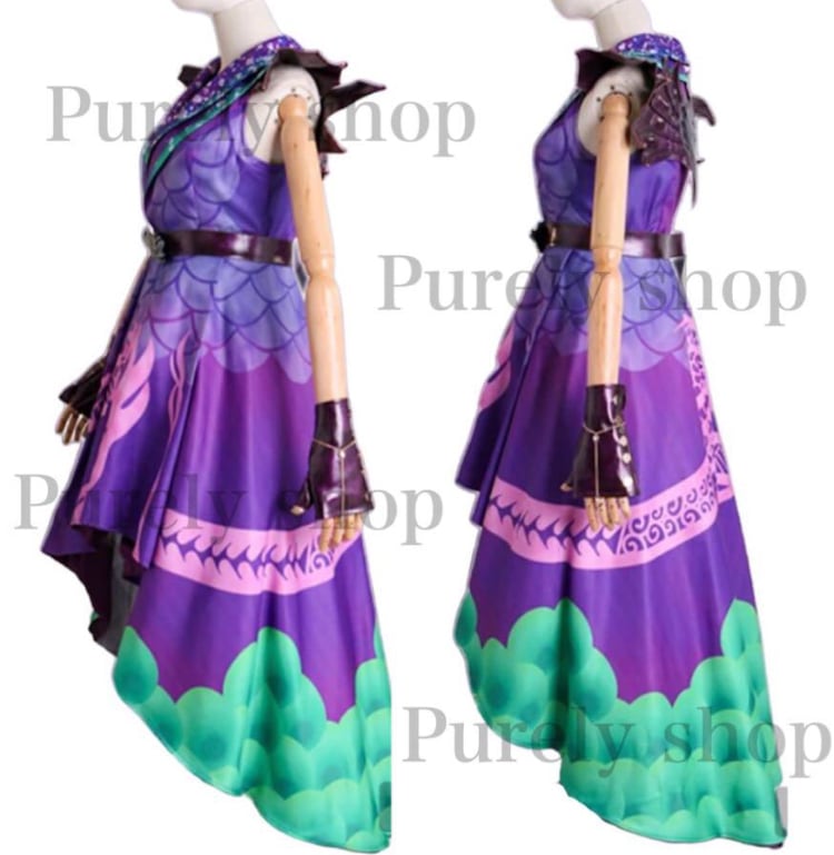 ディズニー ディセンダント3 マル ドレス Dハロ コスプレ 衣装 仮装