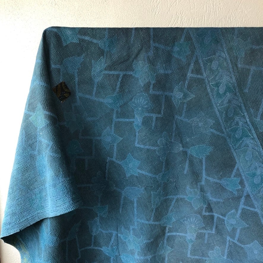 vintage indigo kantha quilt インディゴカンタキルト | &kantha