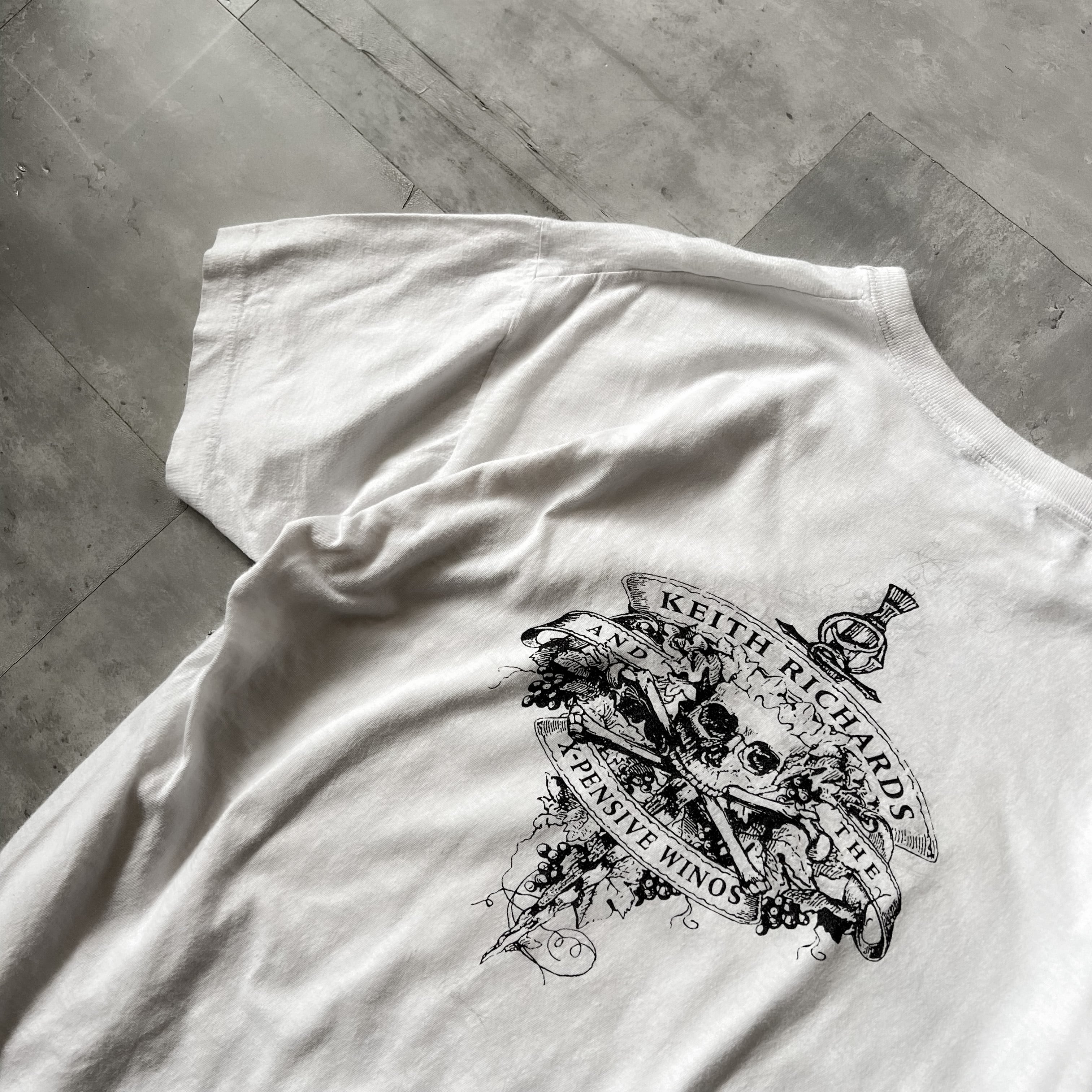 80s-90s “ Keith Richards and the X-Pensive Winos” band tee キース
