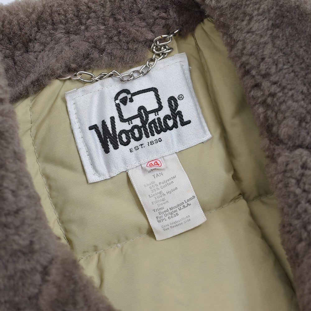 70s Woolrich ウールリッチ アメリカ製 ダウンライニング ギャング
