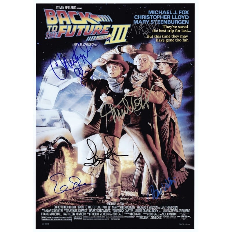 リー・トンプソン 直筆サイン入り写真 認証書付 バック・トゥ・ザ