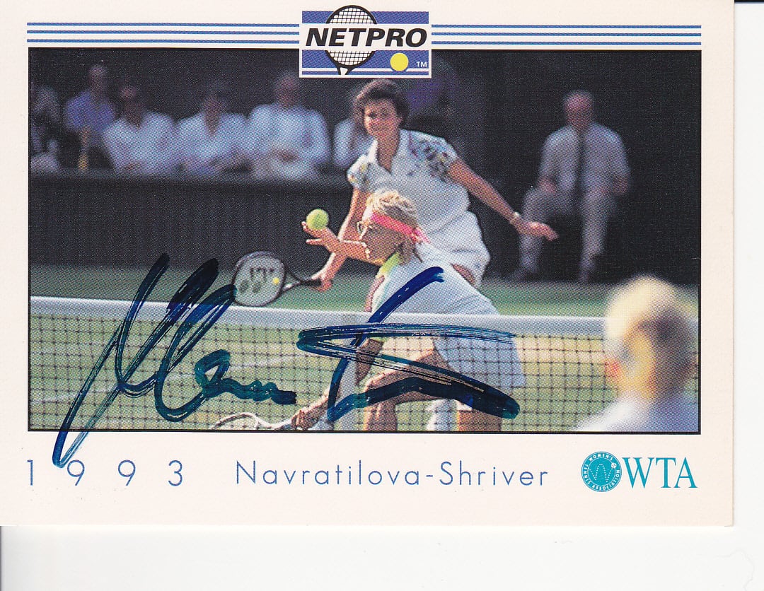 ☆マルチナ・ナブラチロワ直筆サイン入りトレカ | リバティクロス