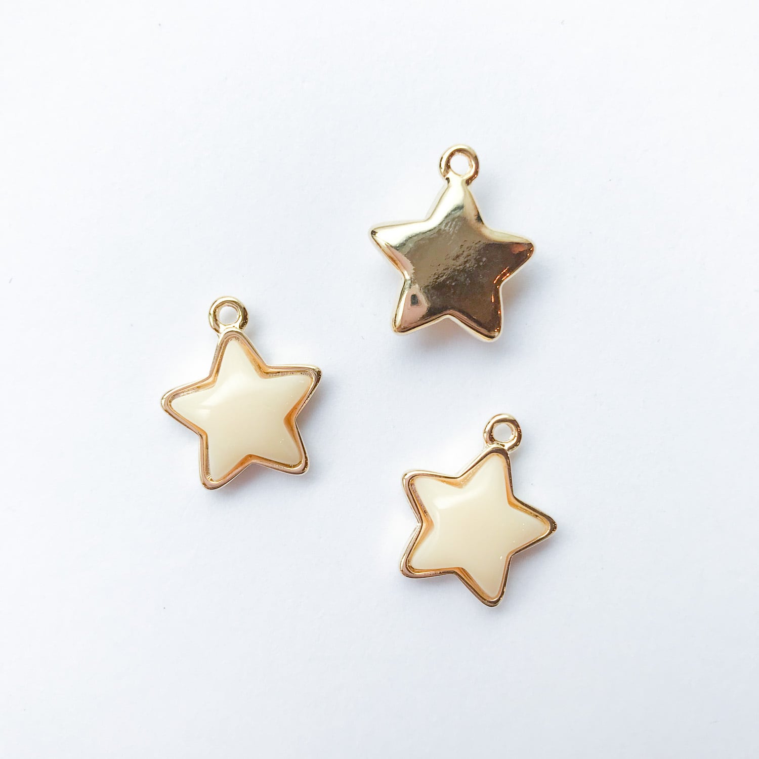 ぷっくり星チャーム | Dua-アクセサリーパーツショップ