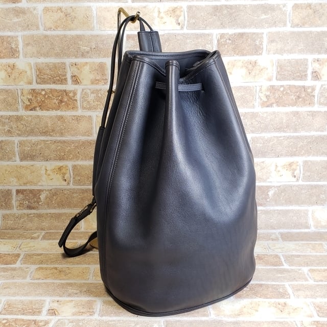 オールドコーチ ☆ USA製 レザー 巾着 ワンショルダーバッグ