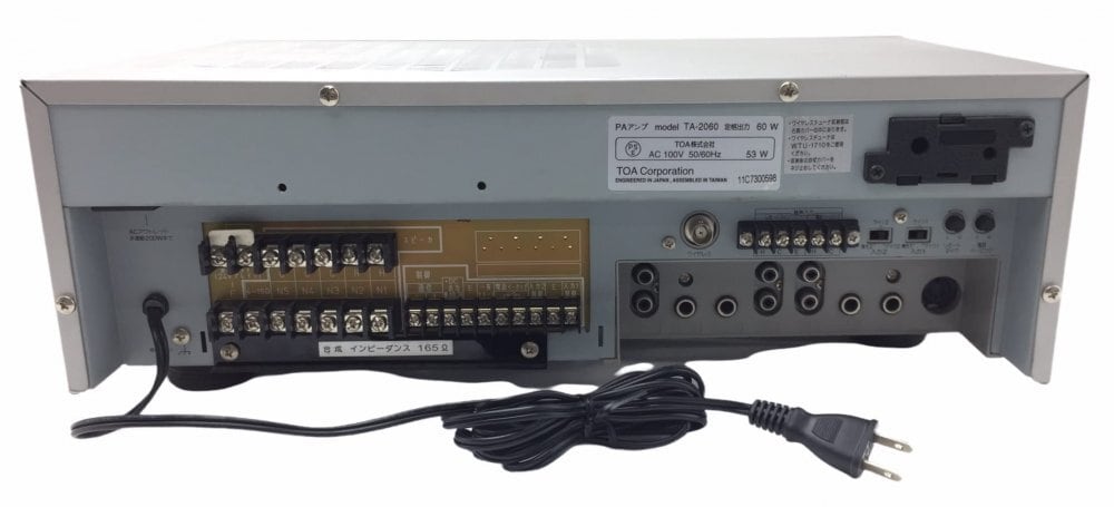 TOA TA-2060 PAパワーアンプ 60W | courage office