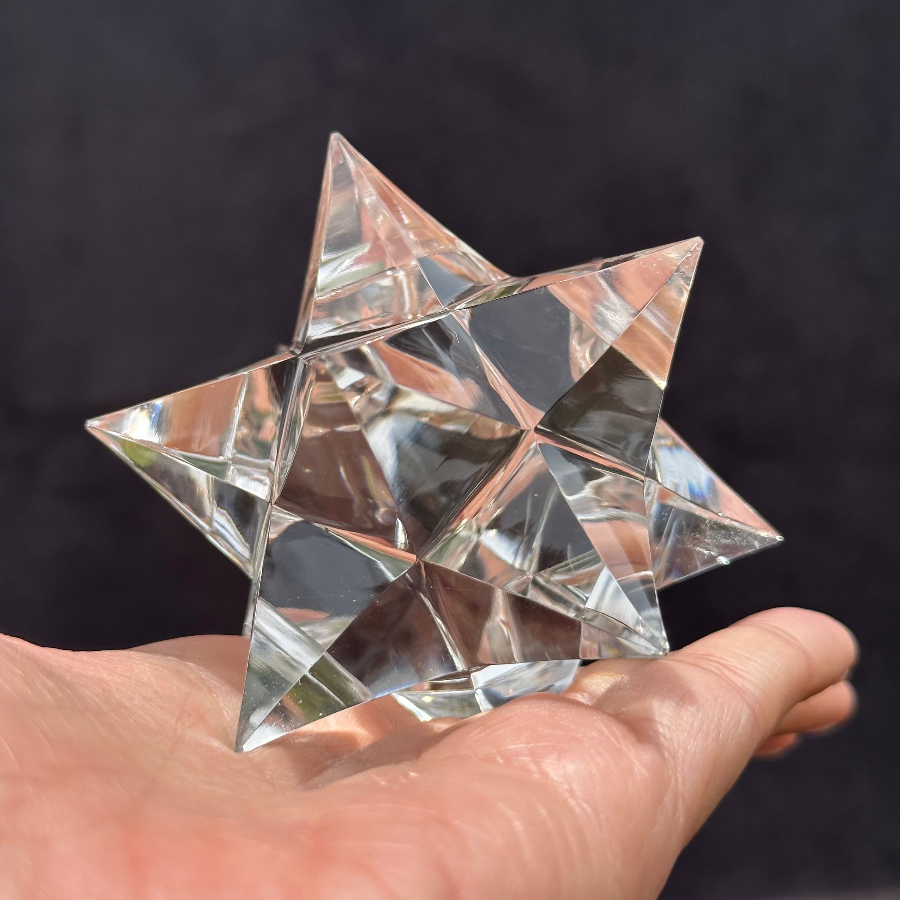 ガネーシュヒマール産【水晶】アステロイド マカバ スター 最高品質