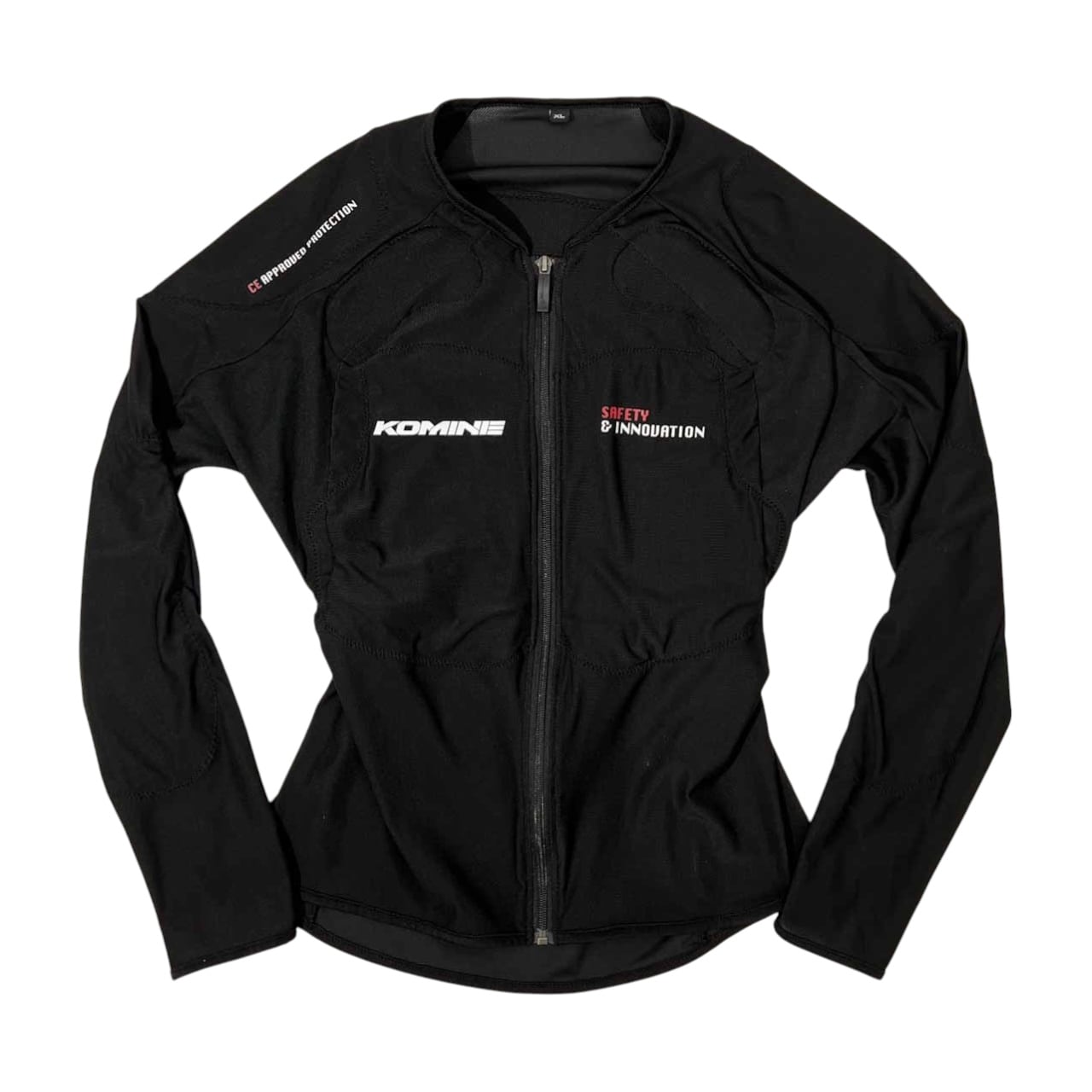 KOMINE コミネ ロゴプリント メッシュ ジップ ライトジャケット バイク