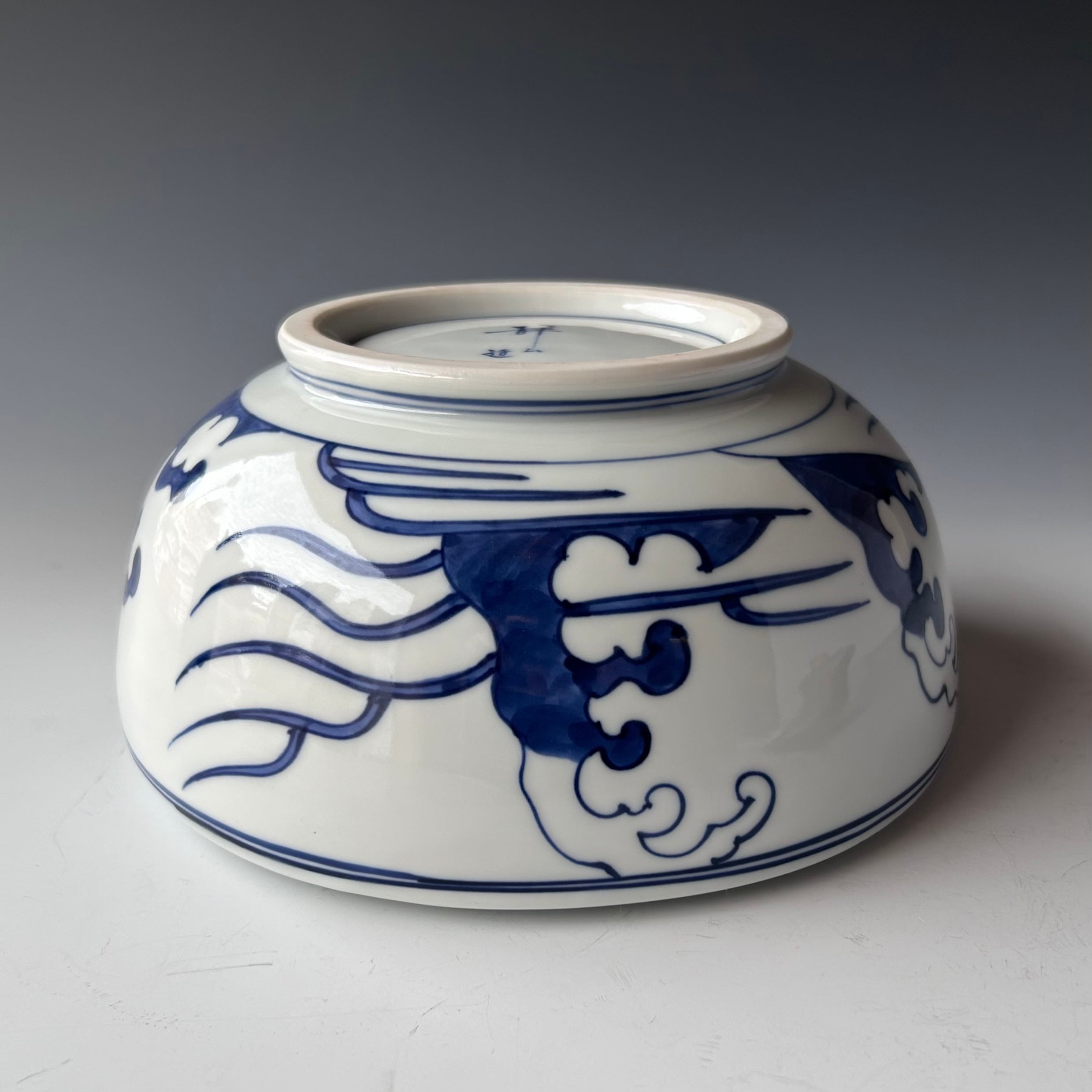 く*ん様 茶道具「染付 菱馬水指」 平安 富田静山 造 く*ん様 茶道具