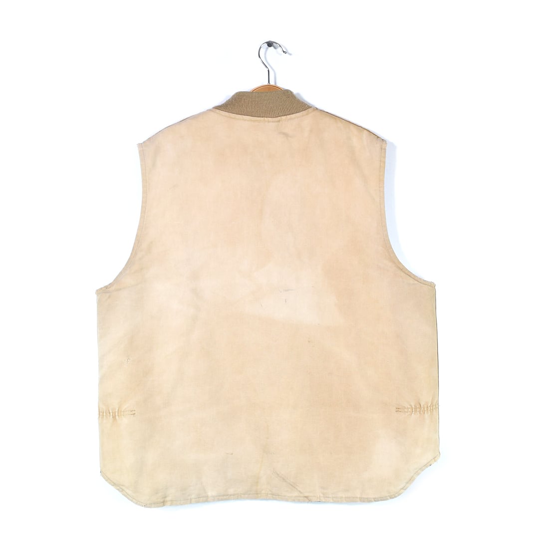90s カーハート USA製 ヴィンテージ ダックベスト ベージュ フェード