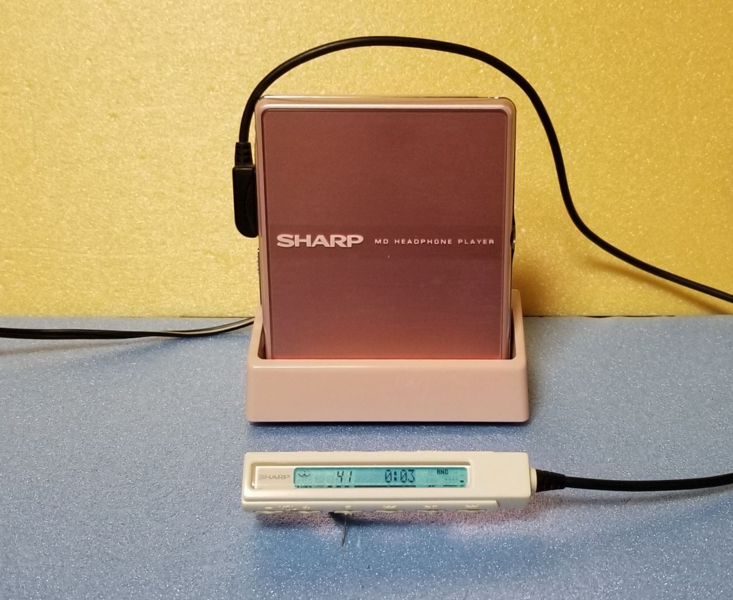 ポータブルMDプレーヤー SHARP MD-ST600 MDLP対応 完動品・動作保証