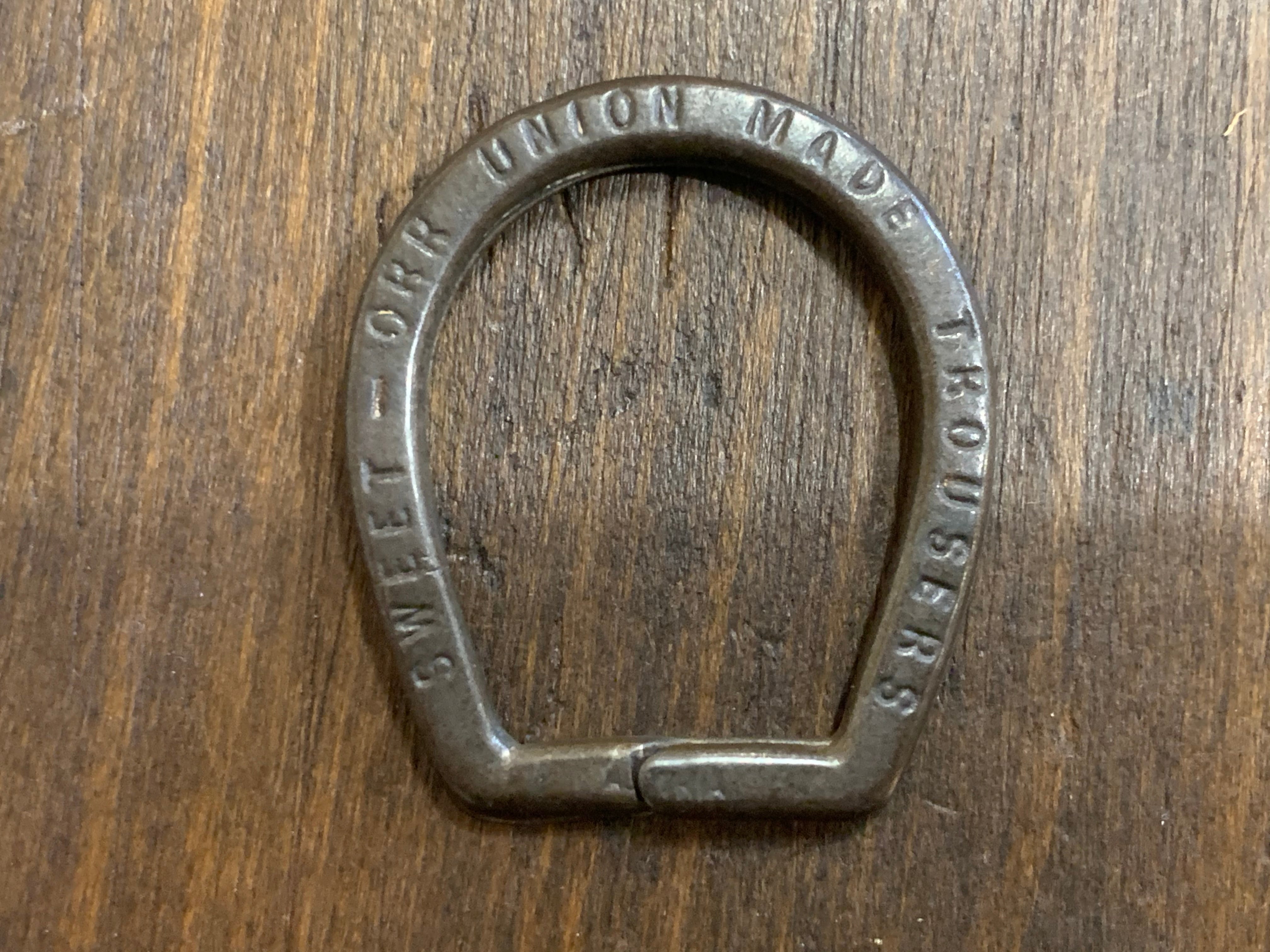 SWEET ORR スウィートオール Horseshoe Advertising Key Ring Vintage