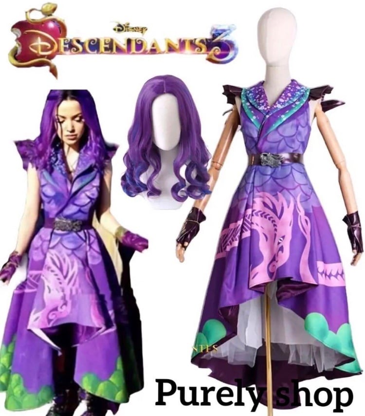 ディズニー ディセンダント3 マル ドレス Dハロ コスプレ 衣装 仮装