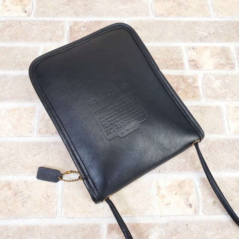 オールドコーチ ☆ USA製 レザー ターンロック ミニ ショルダーバッグ