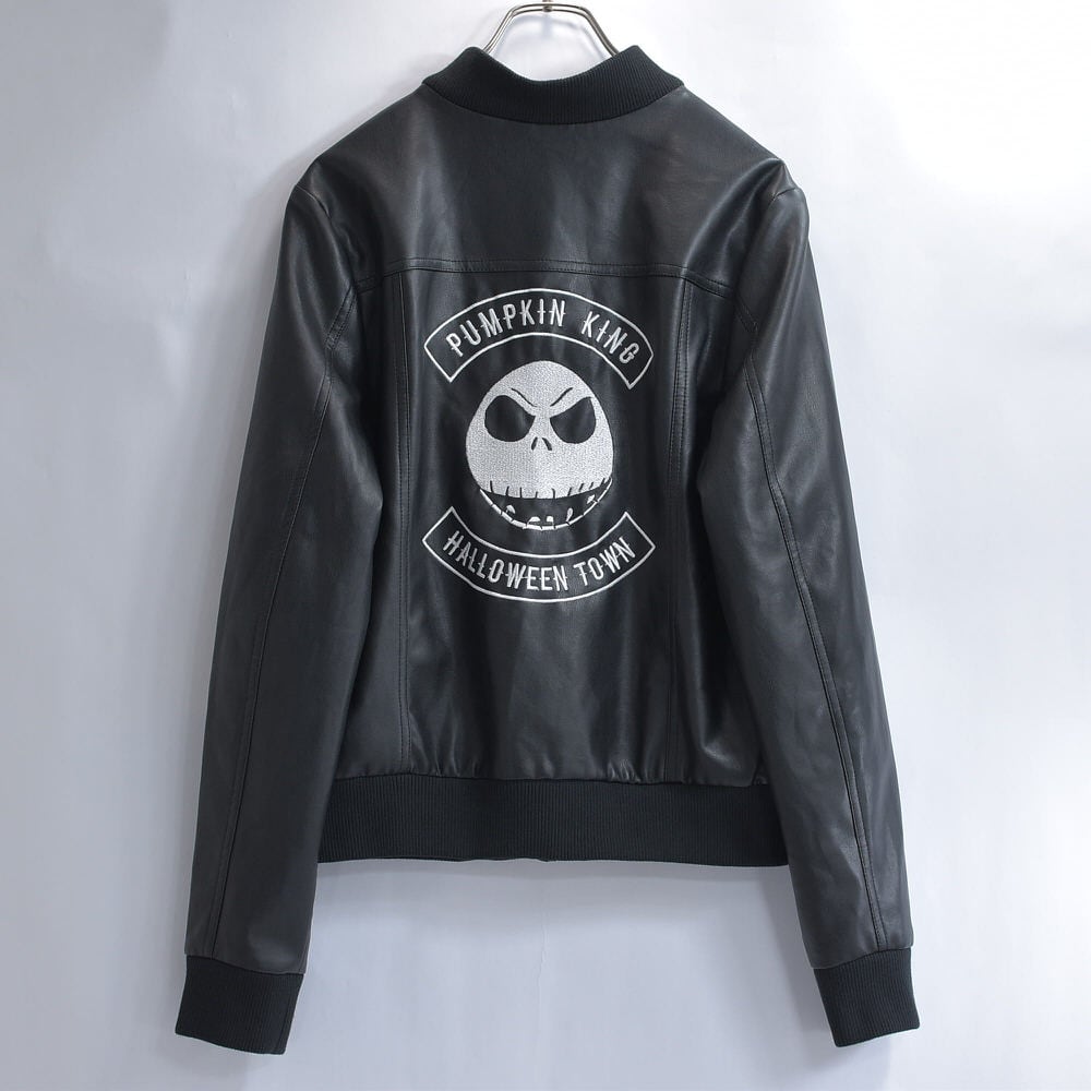 NIGHTMARE BEFFORE CHRISTMAS ジャック・スケリントン フェイクレザー