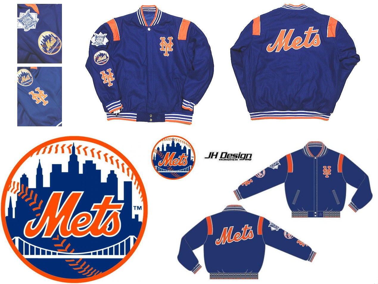 送料無料】ニューヨーク メッツ スタジャン MLB JH DESIGN