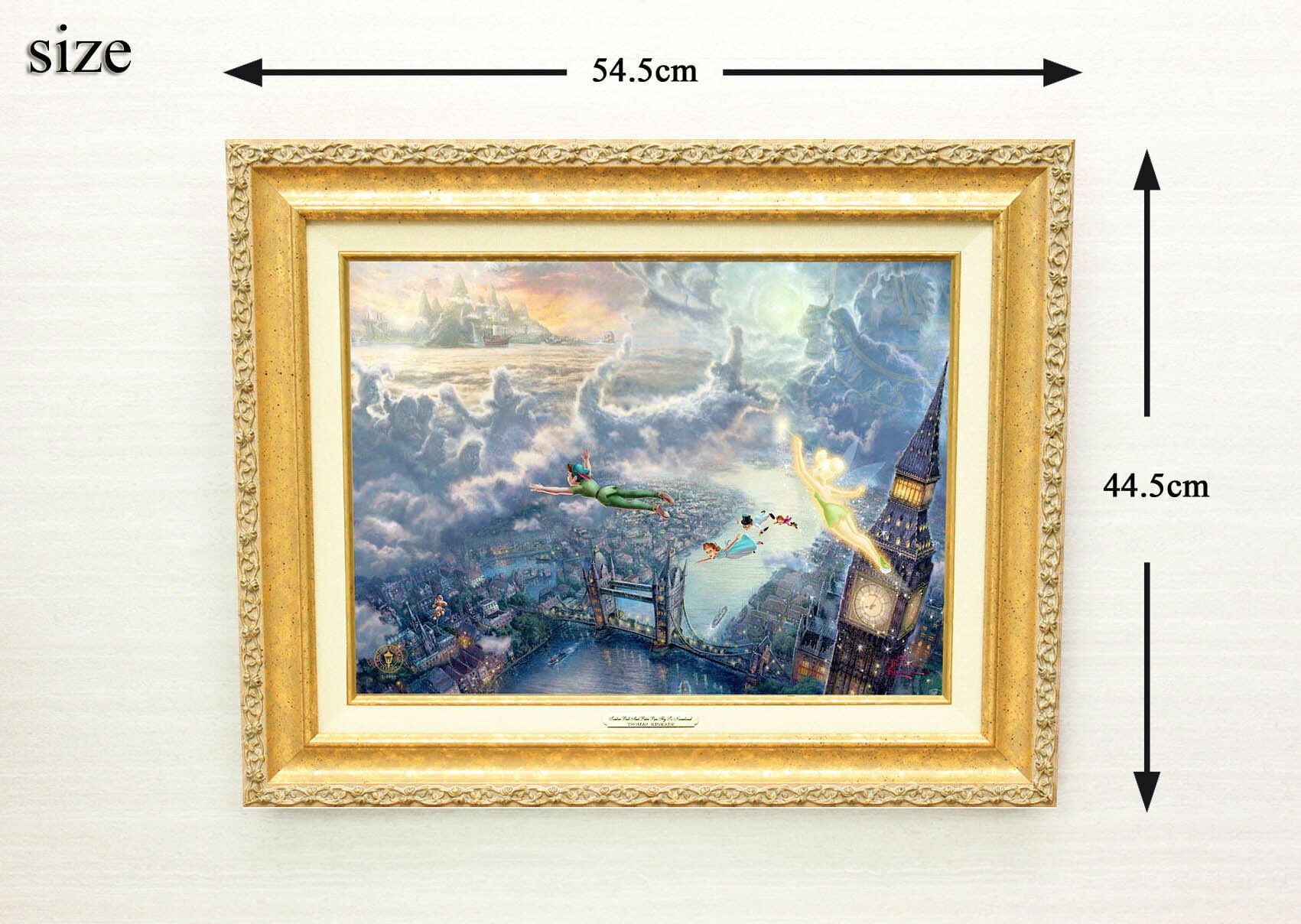 ディズニー絵画 トーマス キンケード ティンカーベル&ピーターパン