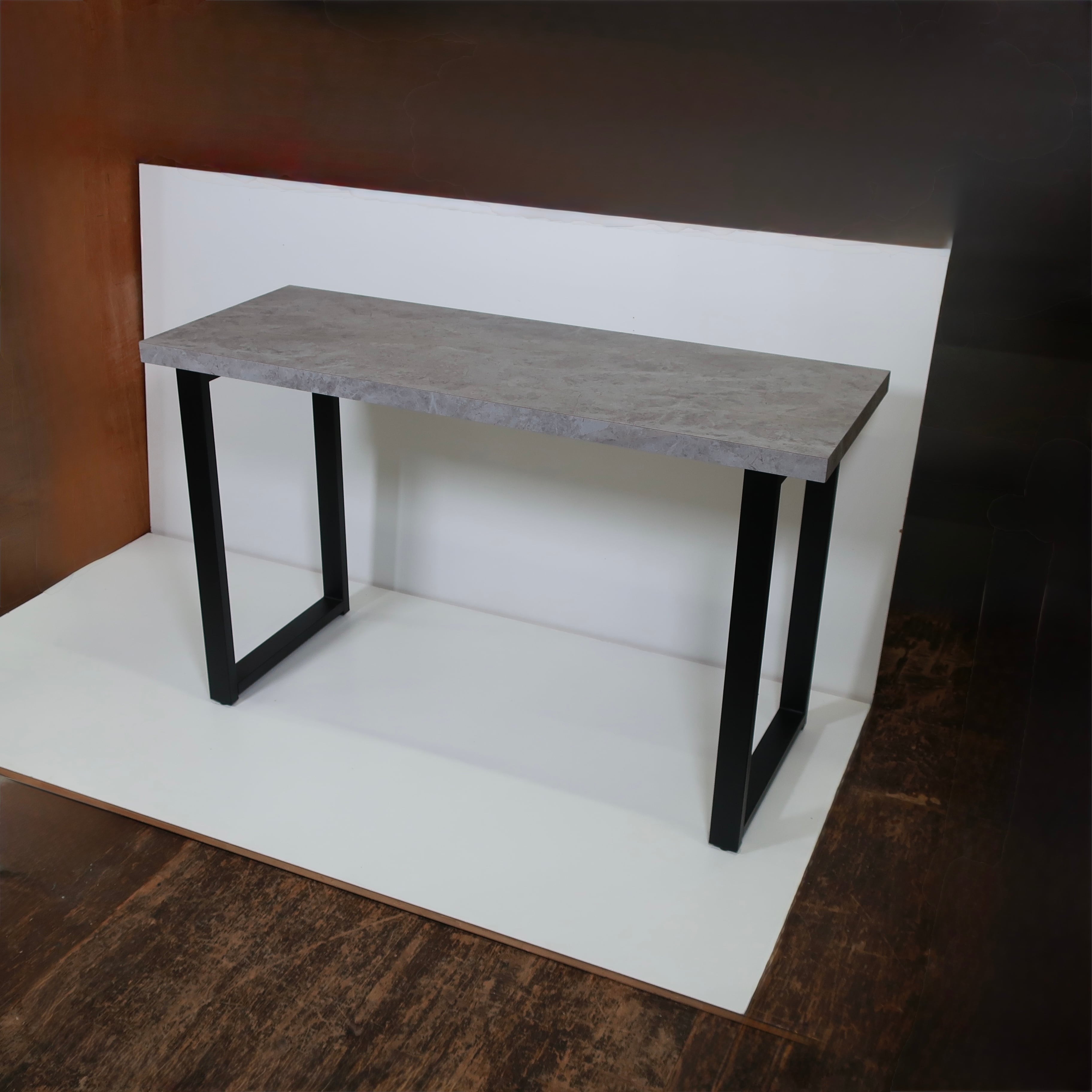 リニューアル】ネイルテーブル グレー石目柄 アジャスター付き