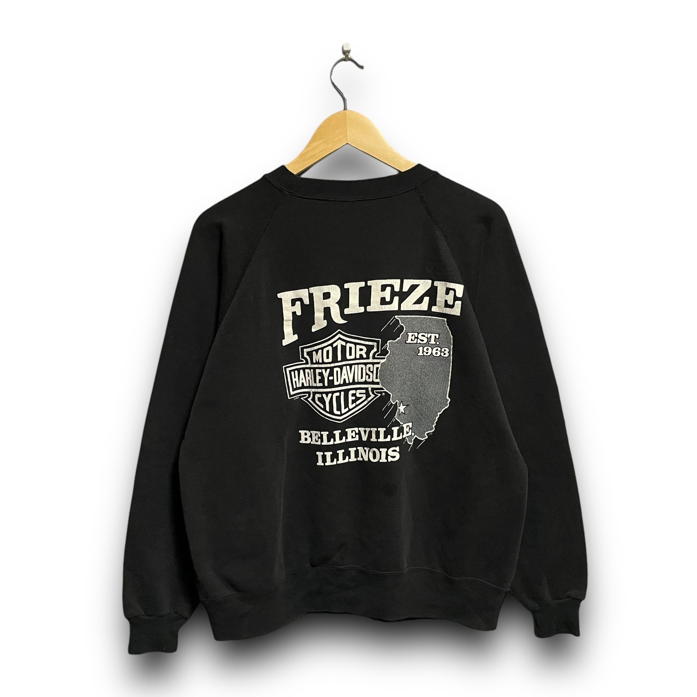 L】【90年代】Harley-Davidson ハーレーダビッドソン USA製 Hanes