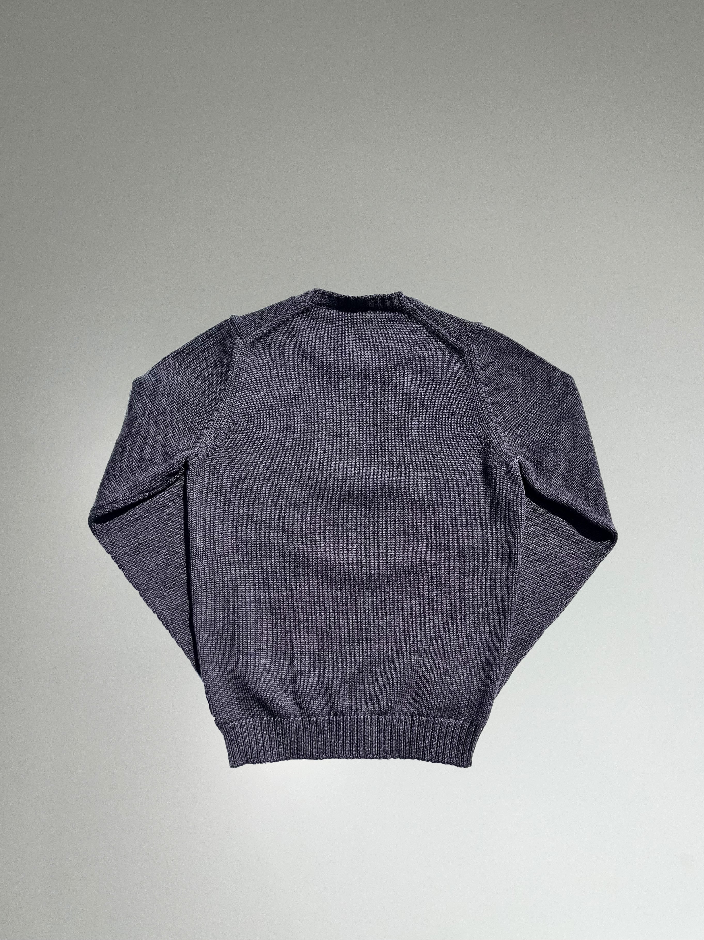 ZANONE（ザノーネ）5ゲージ クルーネックニット GRAY（グレー） | Leone