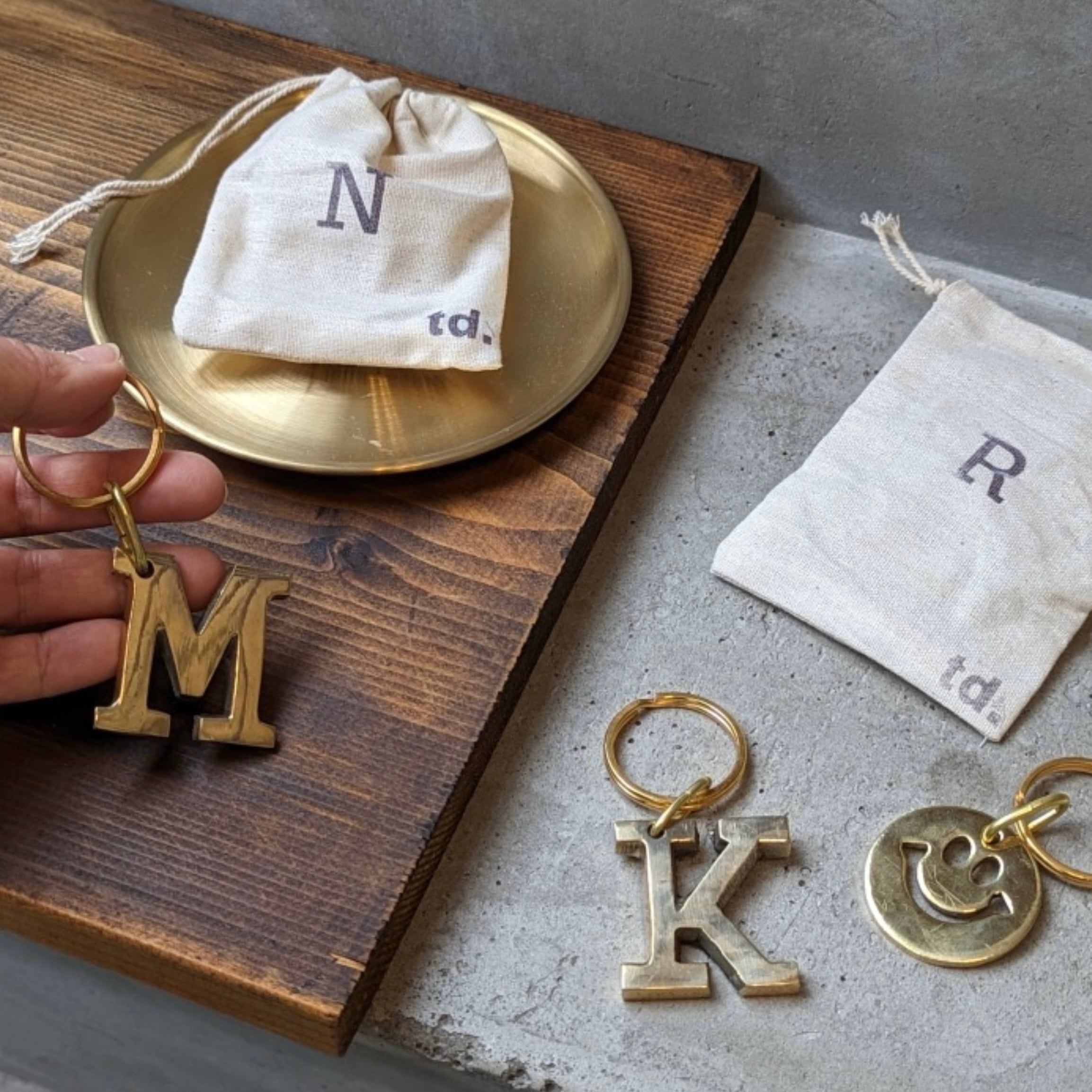 TOSSDICE ブラスレター キーリング | Zakka so-la