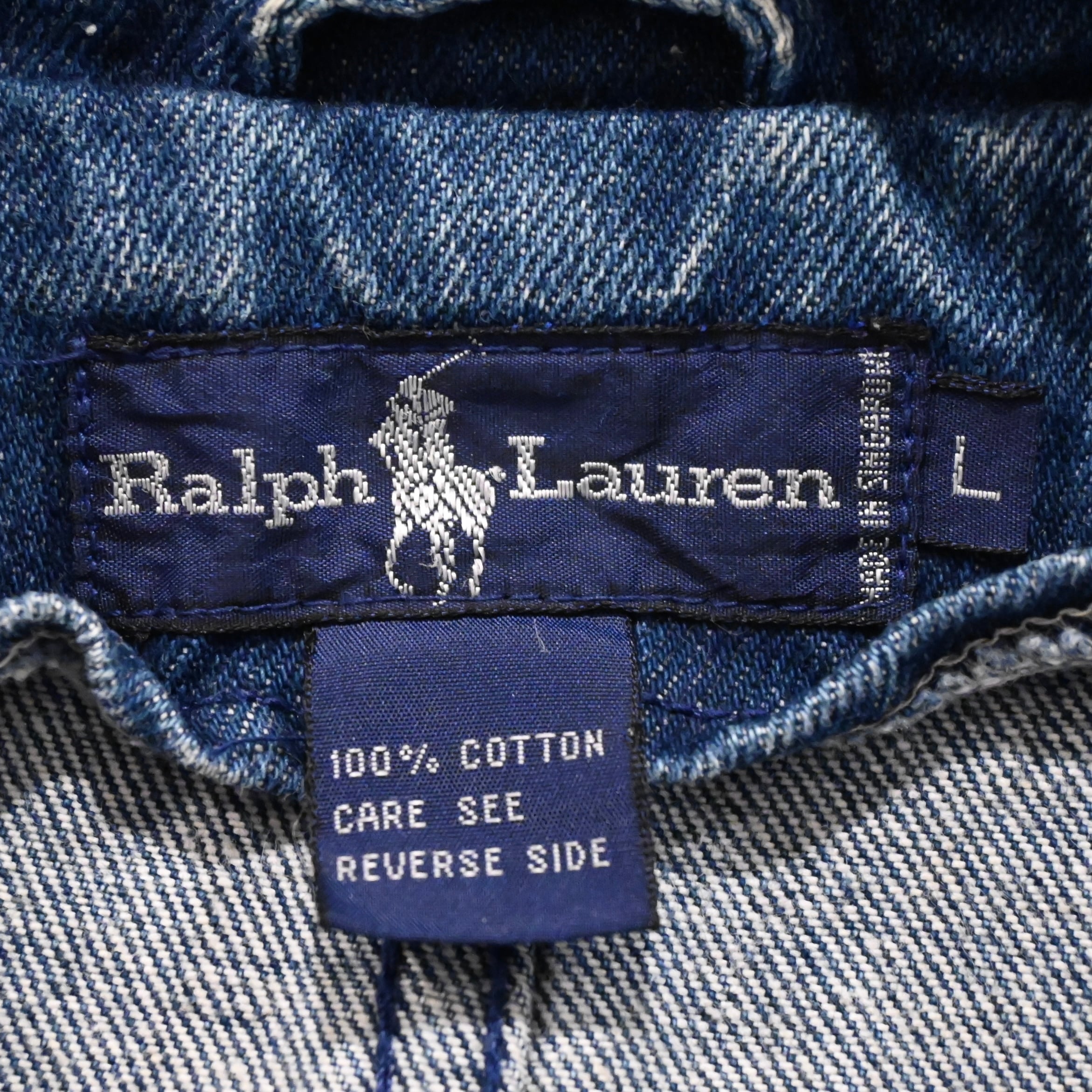 90's Ralph lauren denim P coat ラルフローレン Pコート | CROUT SAKAE
