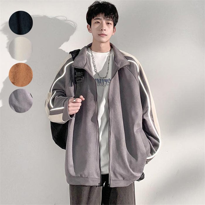 トラックジャケット アウター ジャケット メンズ 4色 S-3XLsize ジップ